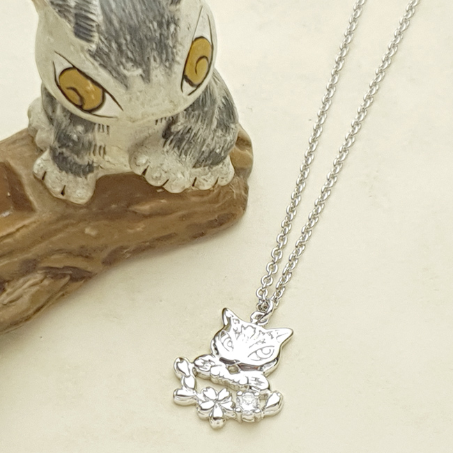 📦訂購 台灣限定 STORY 故事銀飾 經典達洋貓系列 Blossom Night 純銀頸鏈