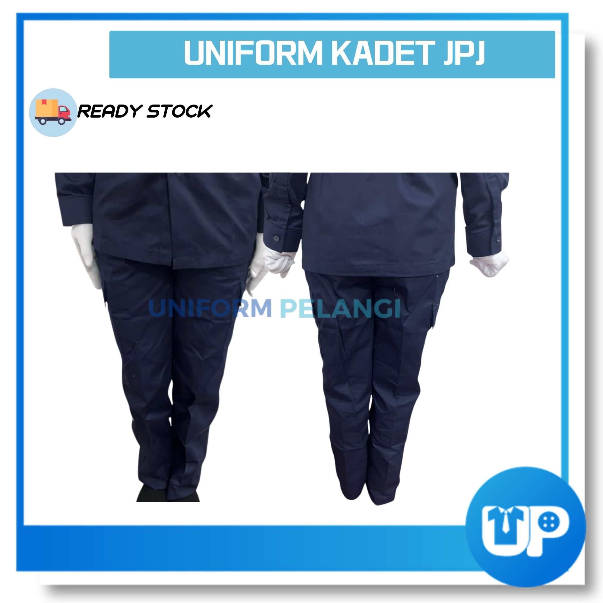 Uniform Seragam Kadet JPJ Kemeja Lengan Panjang Kokurikulum Sekolah Persatuan Pakaian