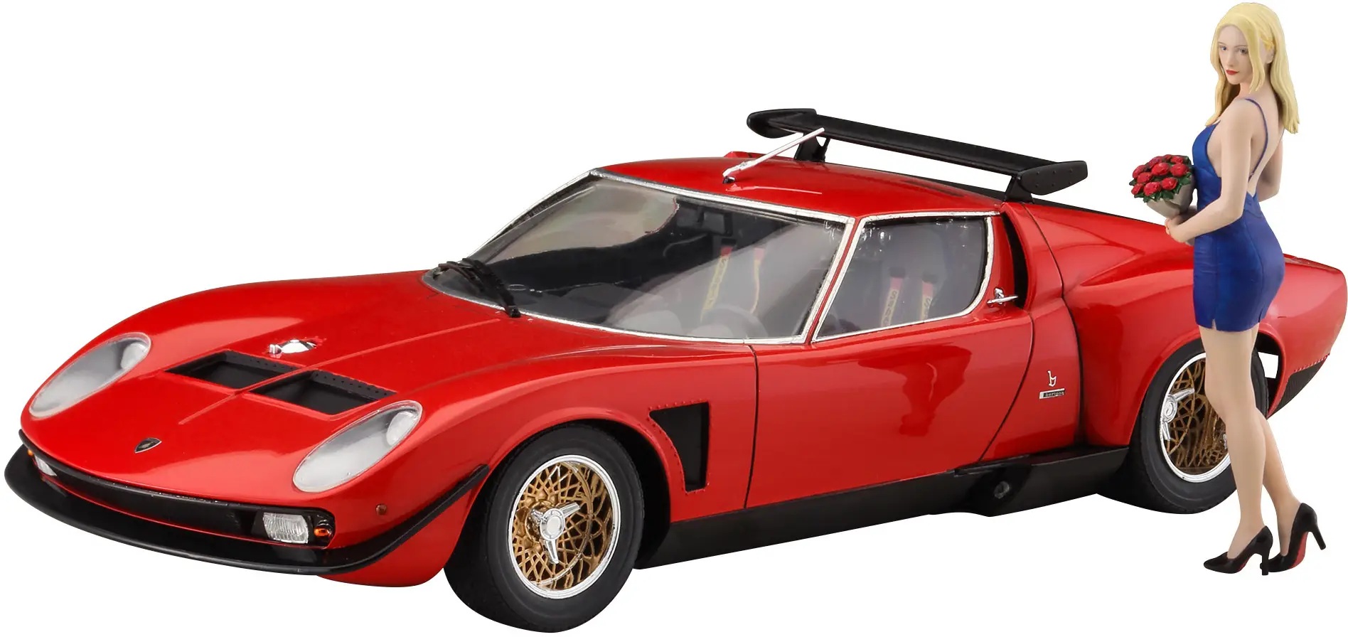 1/24 Lamborghini Jota SVR w/Girl Figure