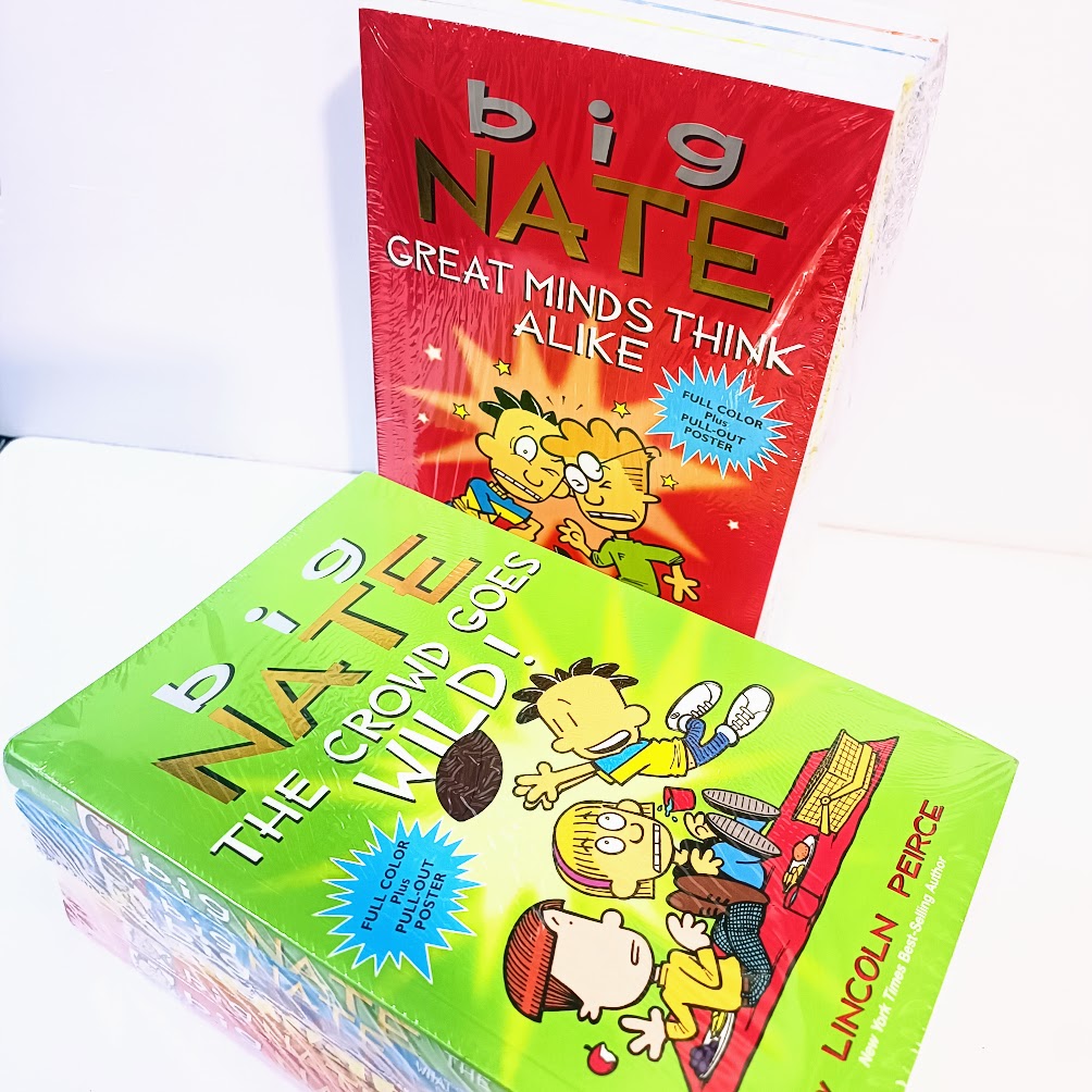 Big Nate 12 books Collection by Lincoln Peirce  |Age 8-12 | 全彩 |大內特冒險記  |B417