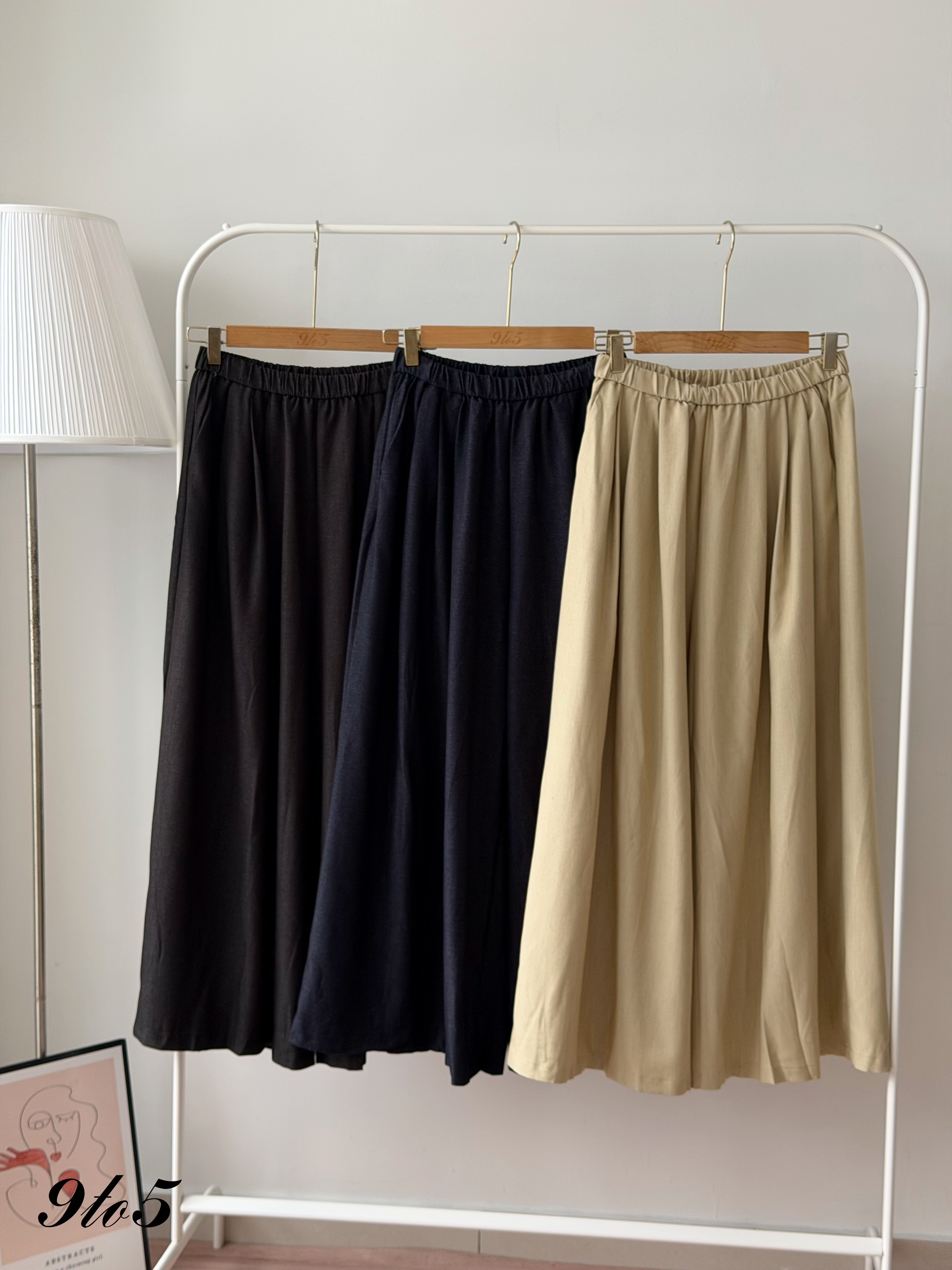 S2020 Wide Leg Long Pants - 3 Colors 