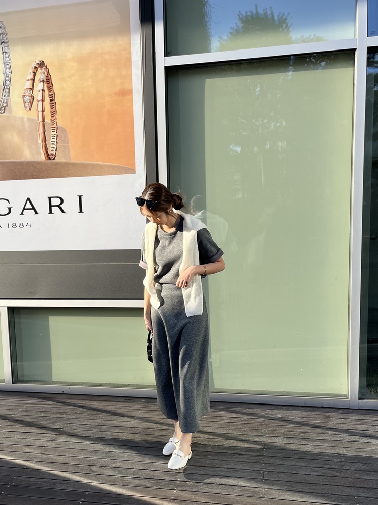 Brushed Cozy Lounge Set (Grey)