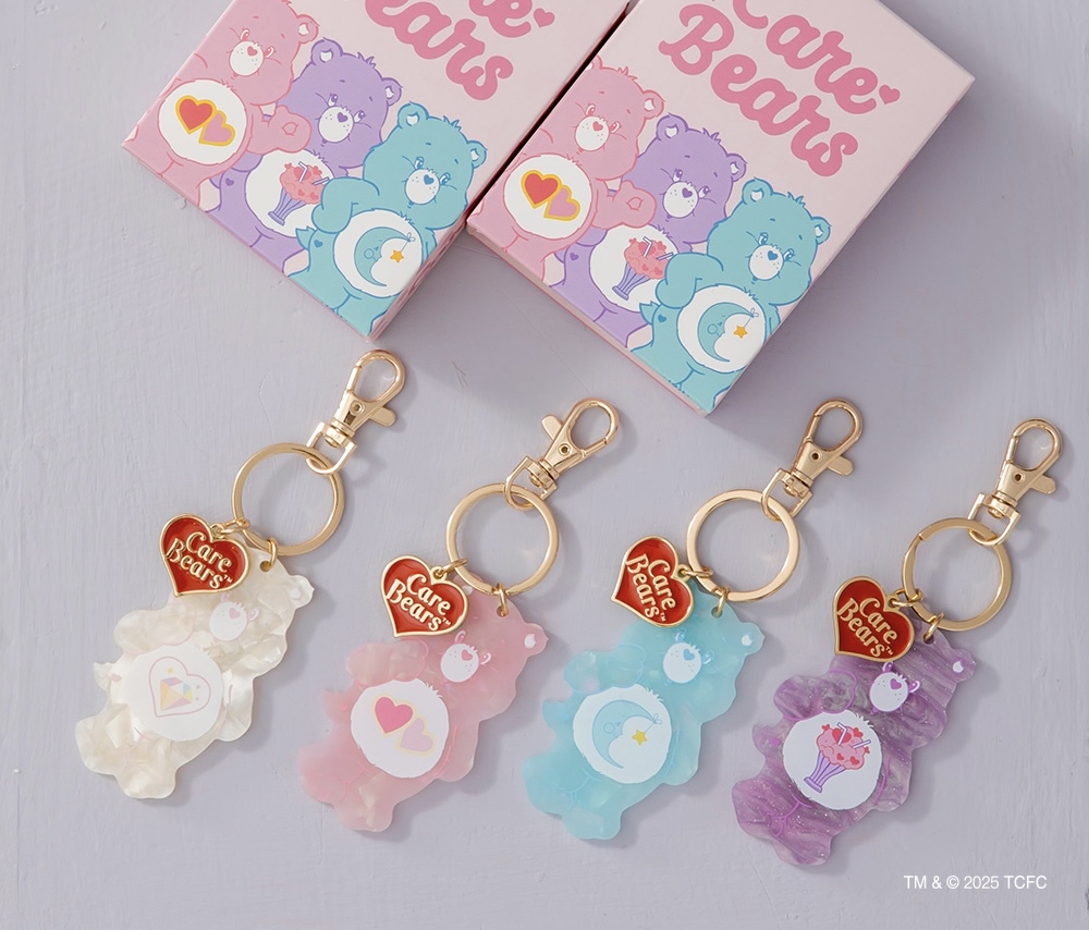 🌈Care Bears 🐻貝殼款鑰匙扣套裝（盲盒）