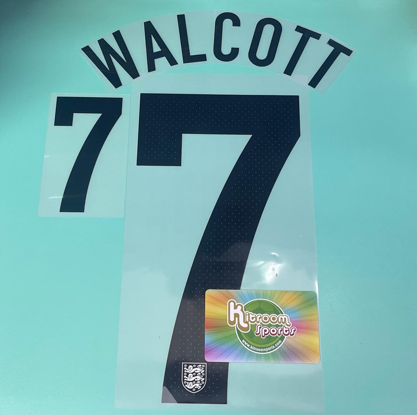 2013 England 150th Home Nameset #7 WALCOTT