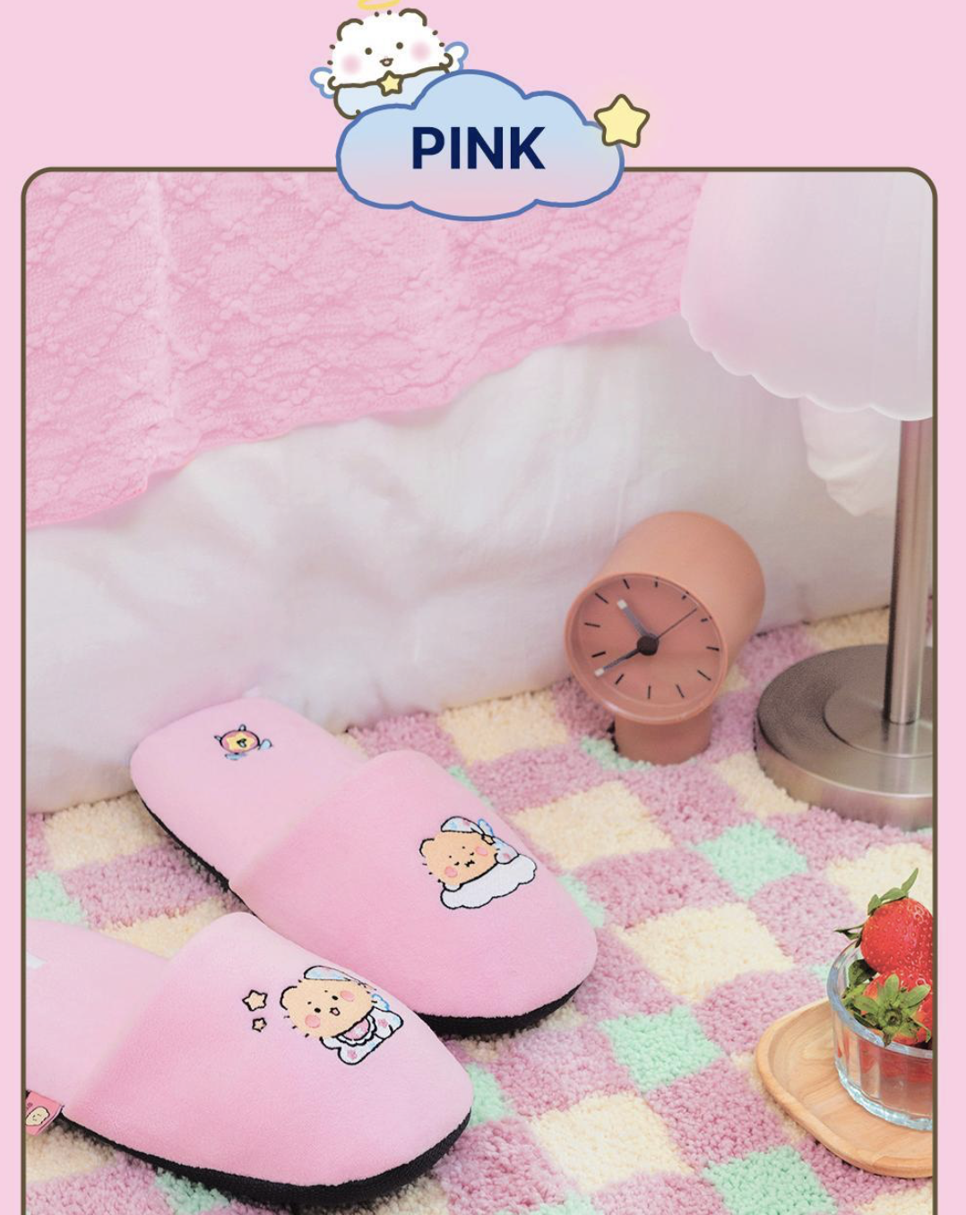 韓國 Mangomee X NAREUN 天鵝絨家居 室內拖鞋｜Velvet Home Slippers