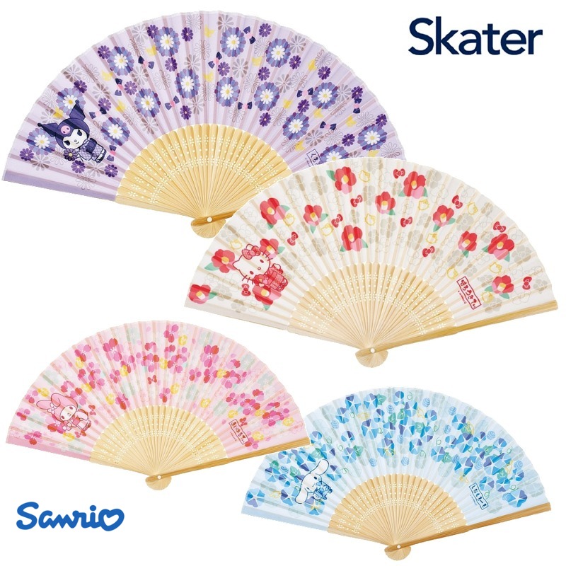 🆕【⭐訂購⭐】 🌀#Skater x #Disney / #Sanrio / #PawPatrol 布質折扇［8款選］🌀[ELGD-0003][260802]