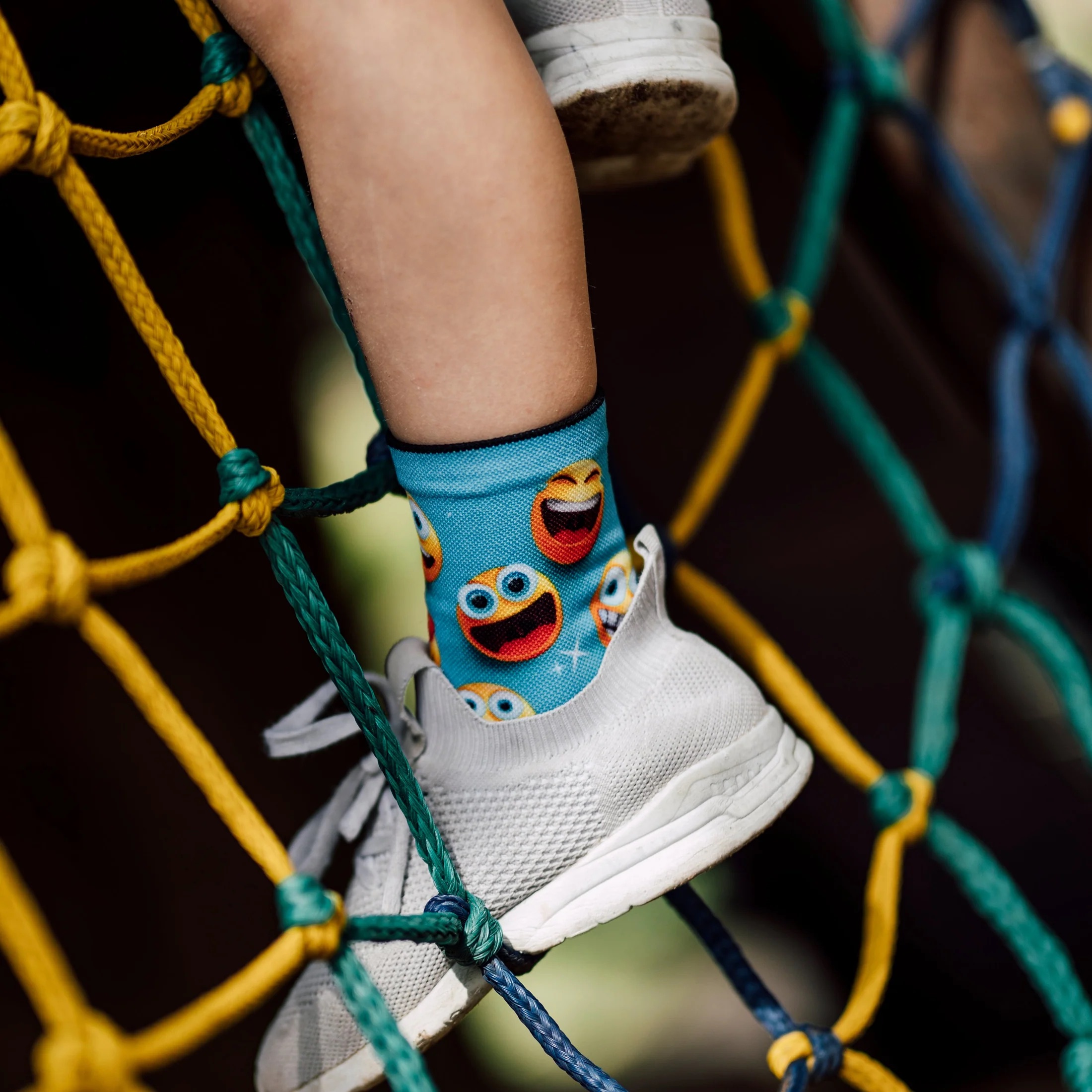 Sox Emoji & Blocks Kids Crew Socks Combo