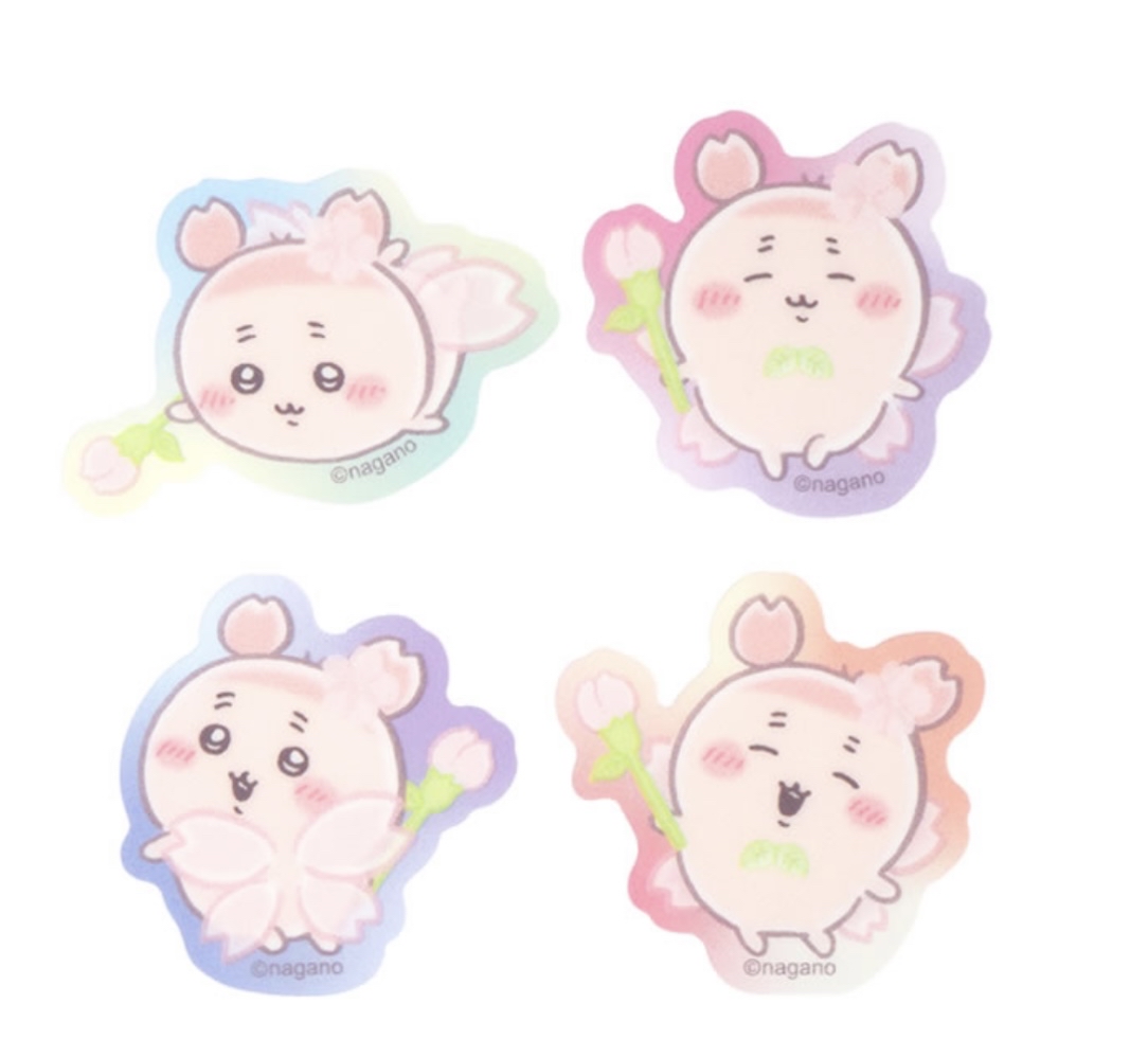 日本預訂📍Chiikawa古本櫻花系列 - 貼紙套裝 19/3日本開售