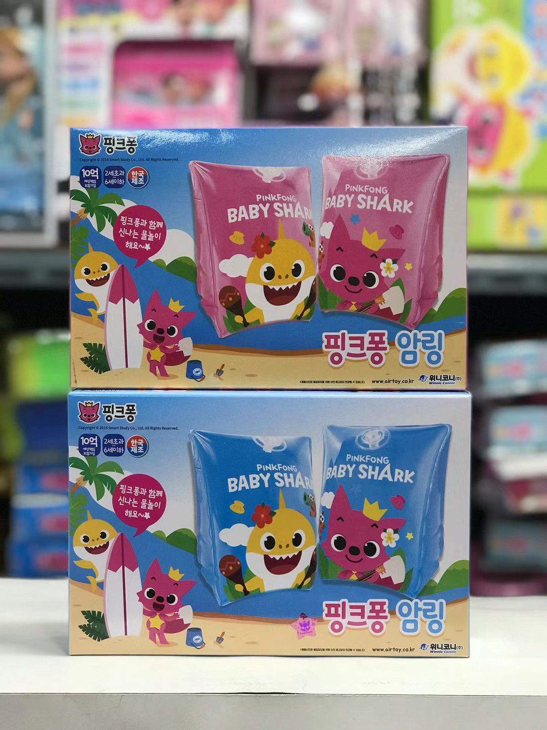 🇰🇷BabyShark 兒童游水手袖