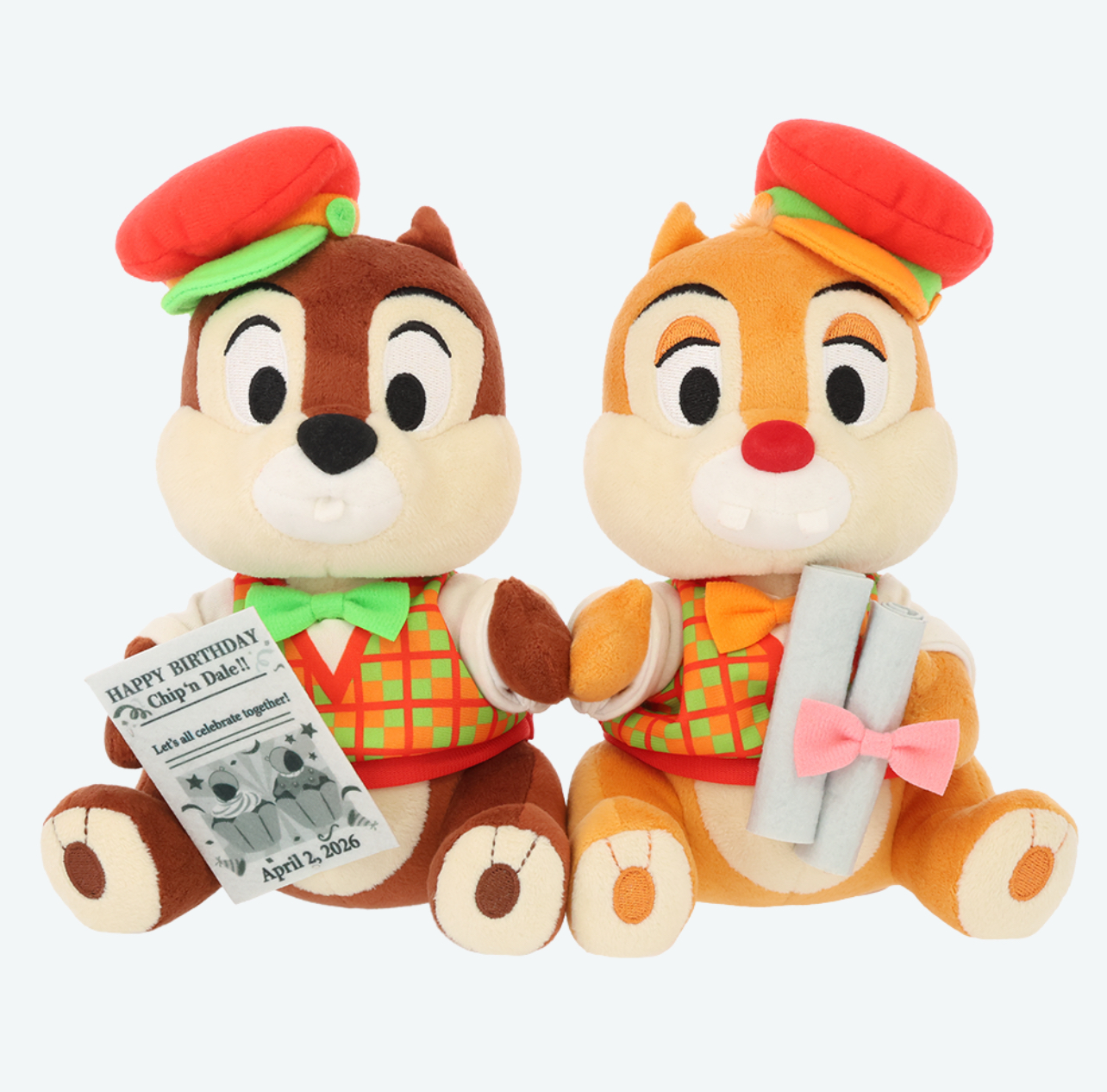 預訂 東京迪士尼限定 Chipndale 生日吊飾 公仔