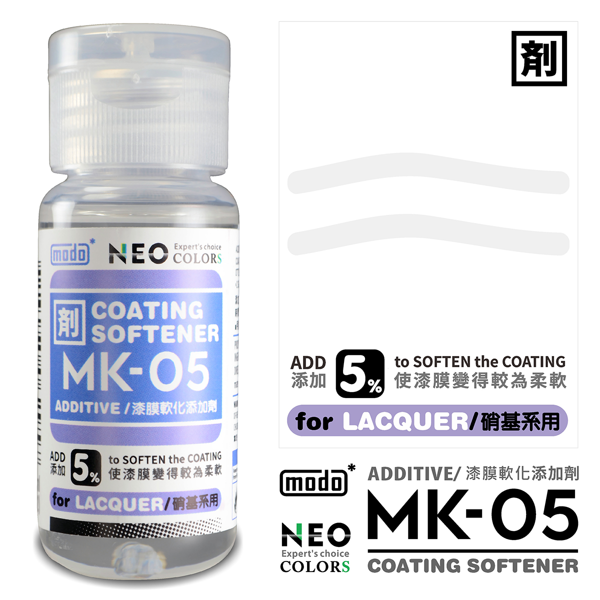 Modo M MK 保護漆 & 添加劑 M006 to M008, M030, MK05