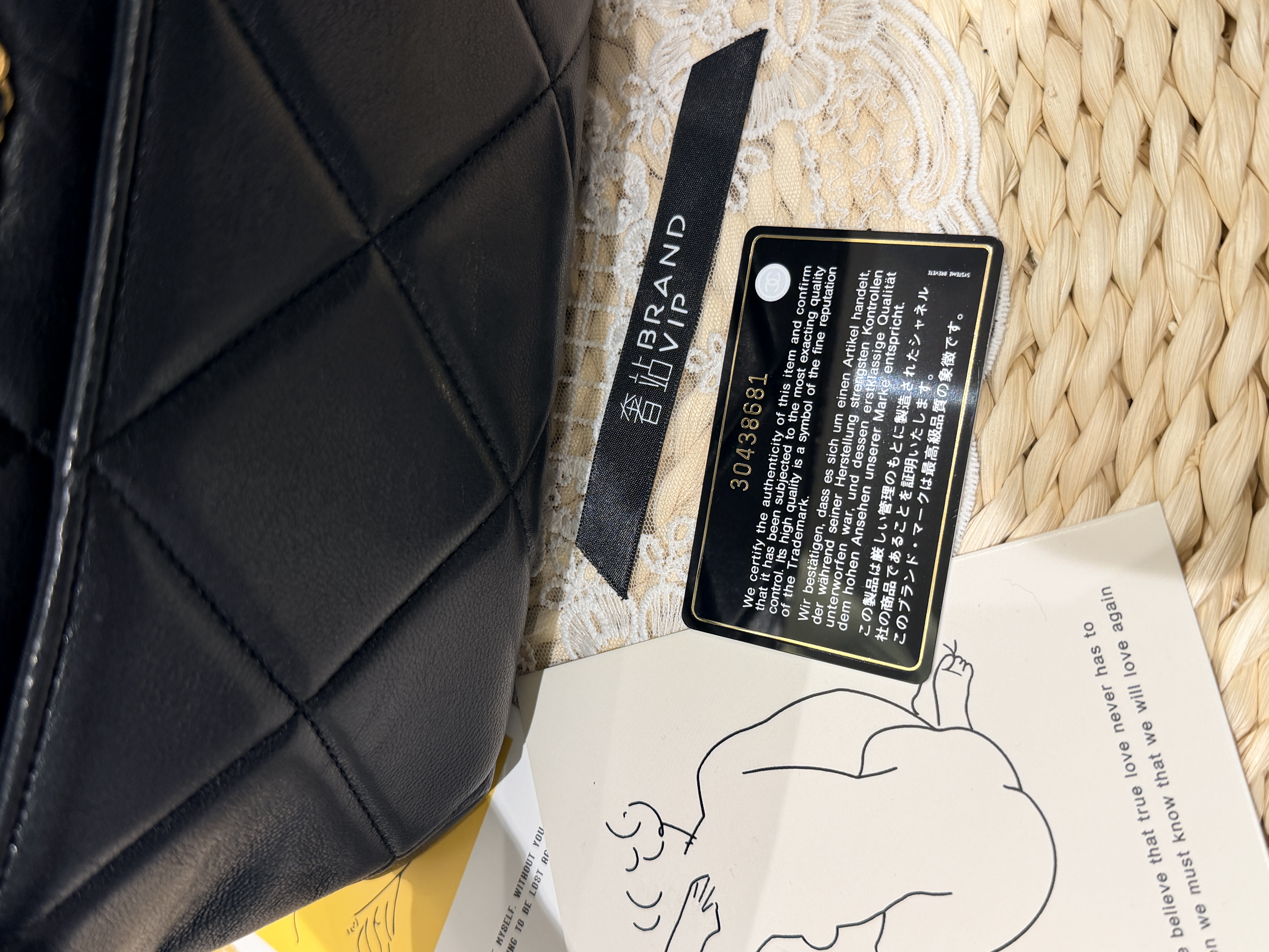 Chanel 19 菱格小羊皮手拿包