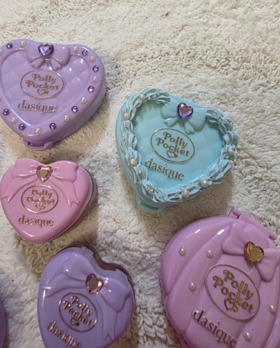 韓國 Dasique x Polly Pocket 聯名 舒芙蕾心形 唇頰兩用霜 3款任選｜Souffle Color Pot