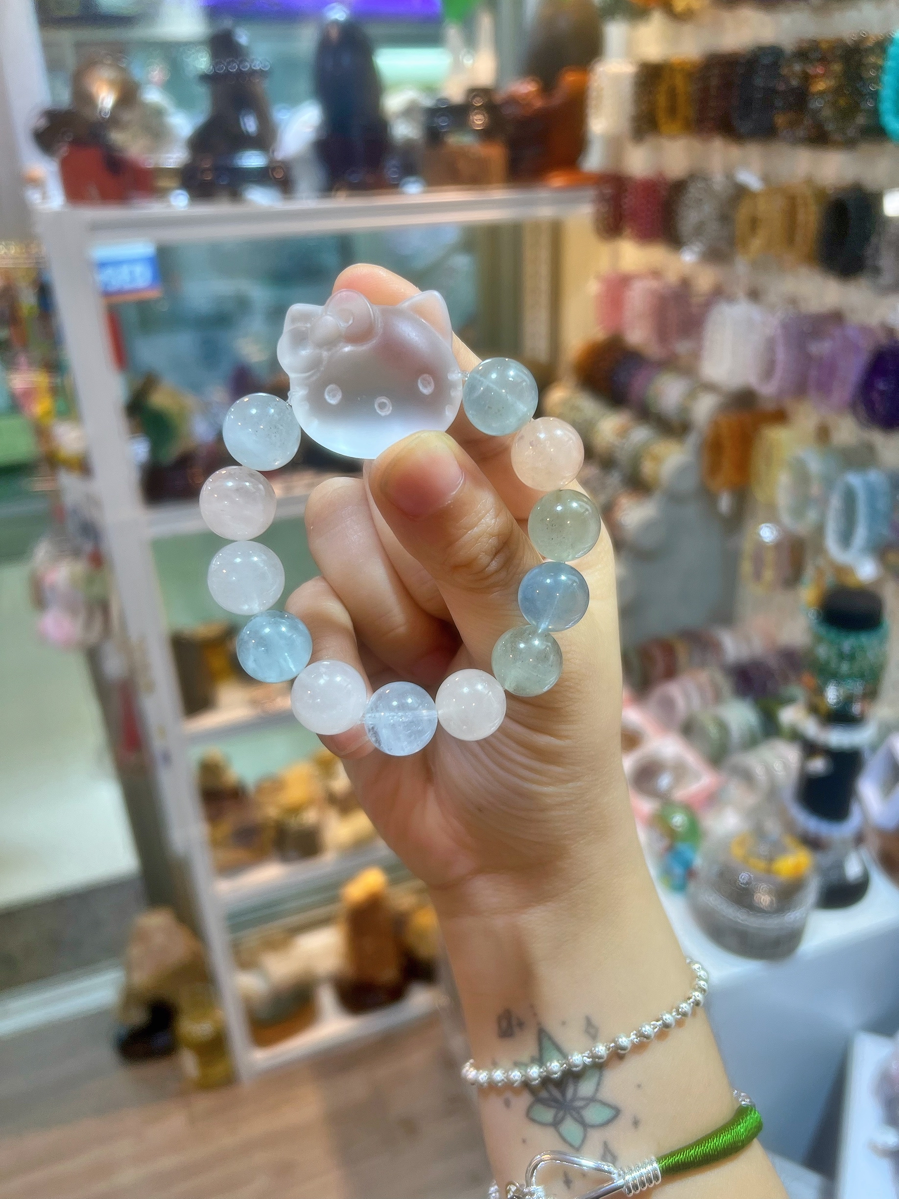 白水晶Kitty+摩根石