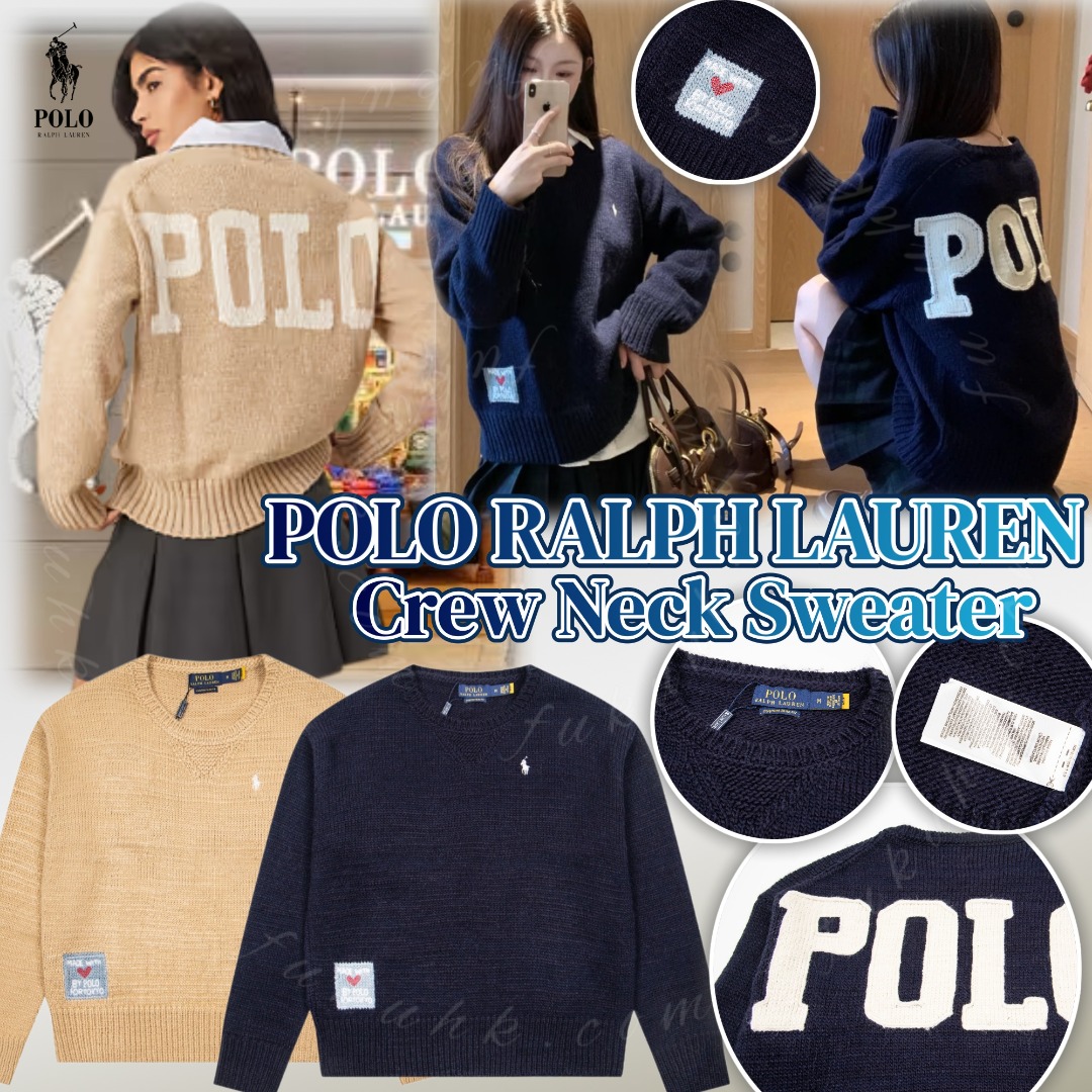 POLO RALPH LAUREN Crew Neck Sweater 編織繡針織冷衫