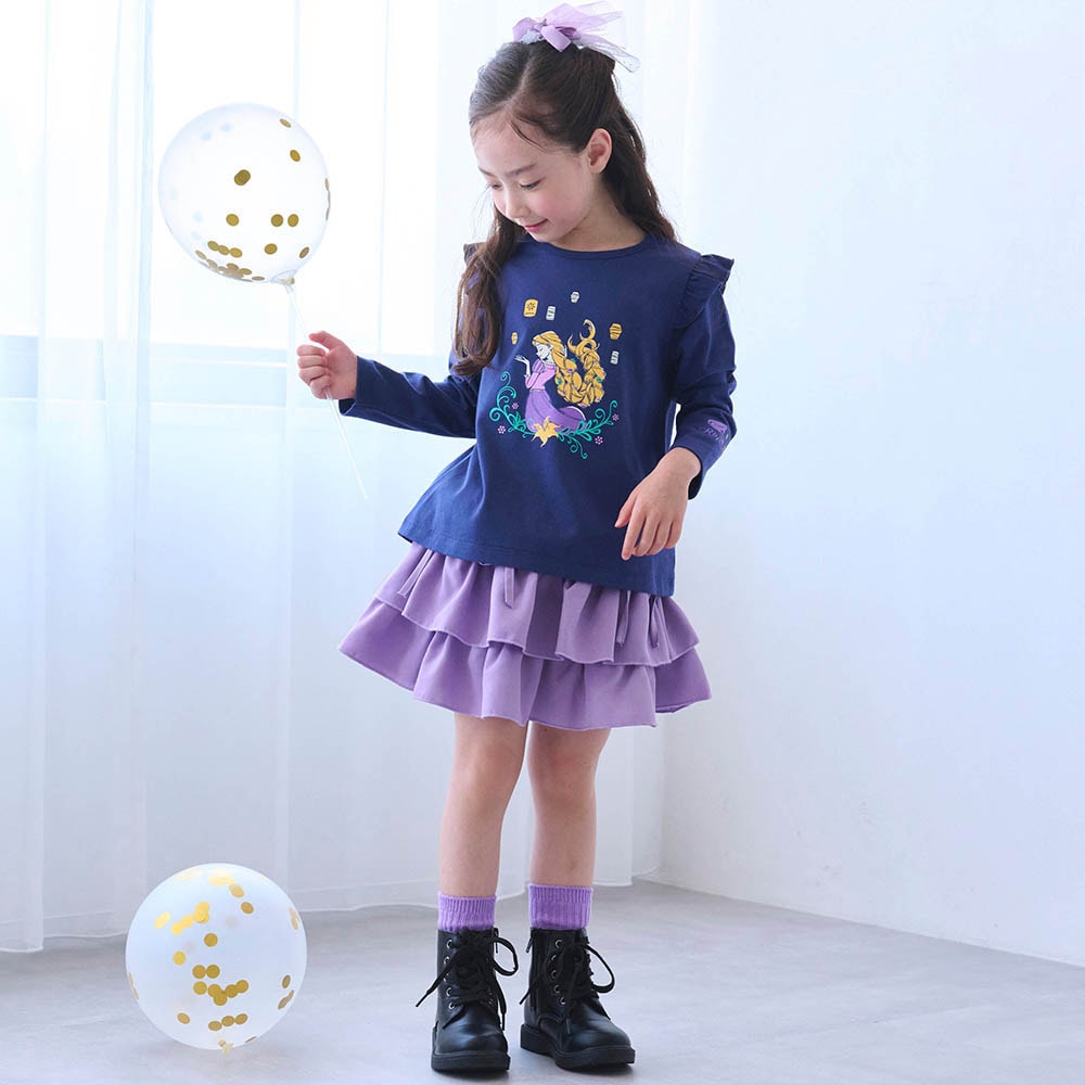 🆕【⭐訂購⭐】🇯🇵 日本直送 🌀#DisneyPrincess 荷葉邊肩 長袖T恤［3款選］🌀[PLHA-0084] [260923]