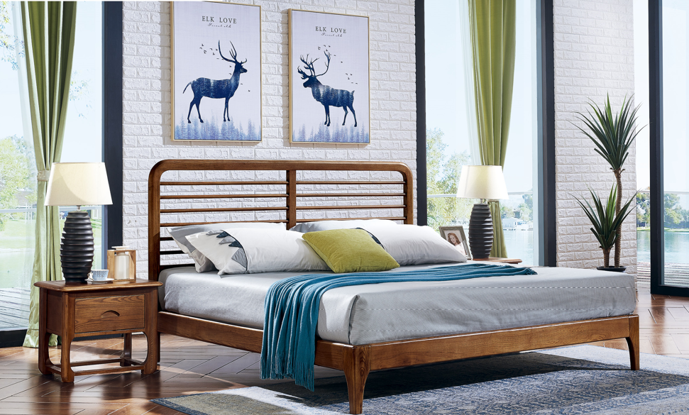 1.5米/1.8米 實木床架 44