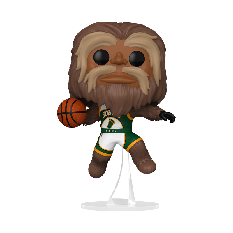 📦訂購 美國代購 Funko POP! NBA MASCOTS Squatch (Dunking) Figure 西雅圖超音速 模型