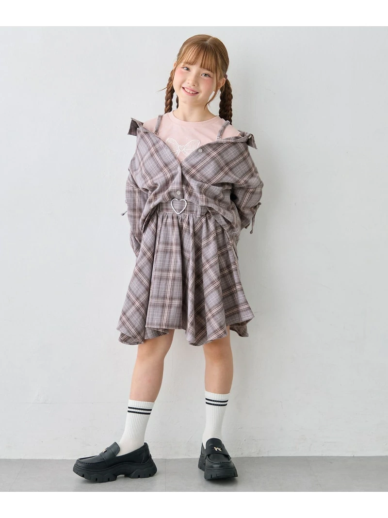 🆕【⭐訂購⭐】🌀 🇯🇵 日本直送 不對稱下擺 格紋 少女裙褲［2款選］🌀[ELIA-0024][261005]