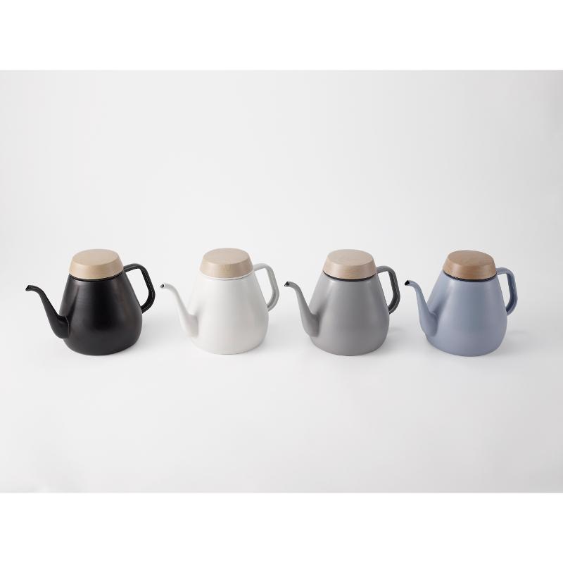 🔥🔥【日本製《OVJECT》琺瑯手沖咖啡壺】1.8L