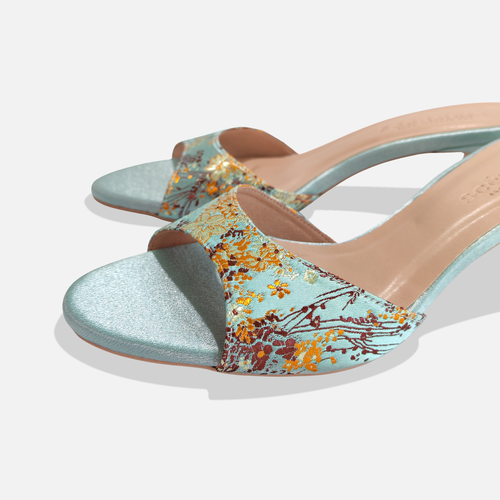 MAYA 50 CYAN BROCADE