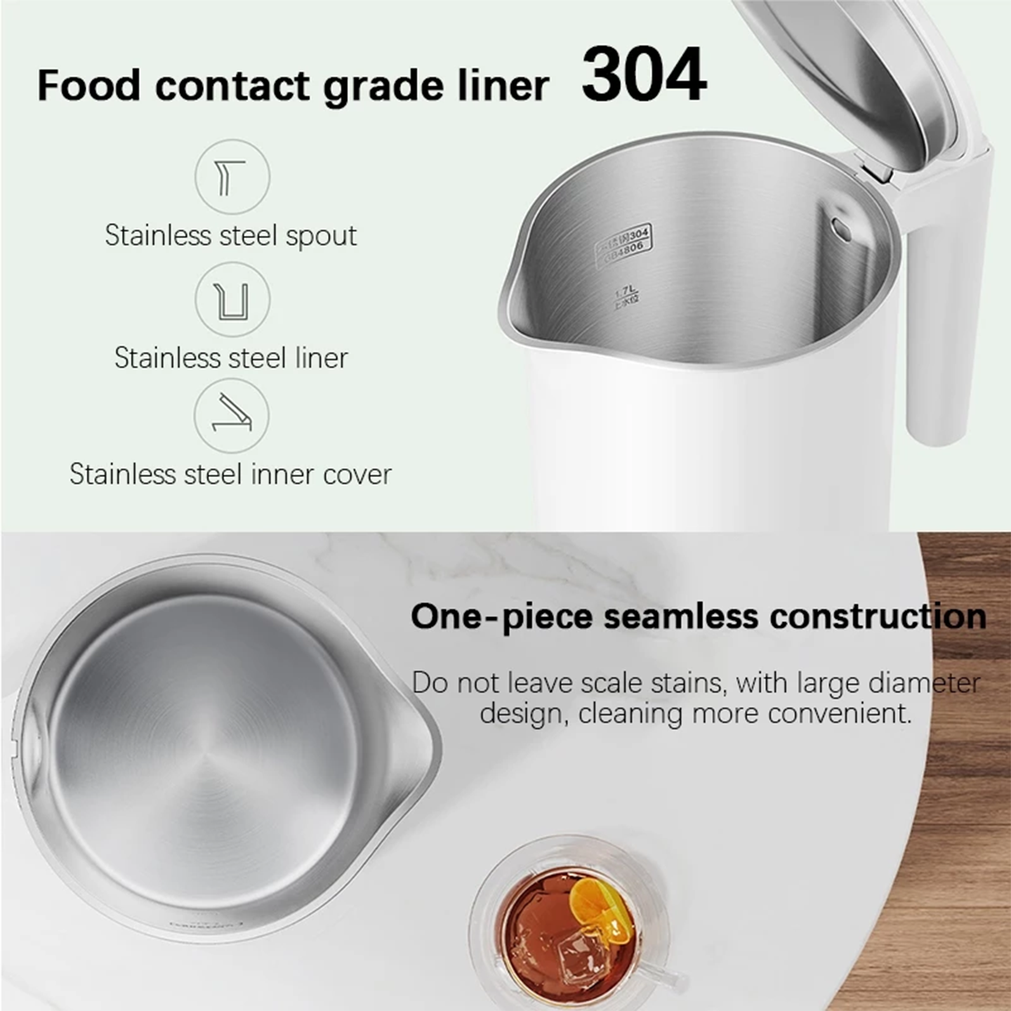 Xiaomi 1.7L Electric Kettle 2 Fast Boil (BHR5928HK)