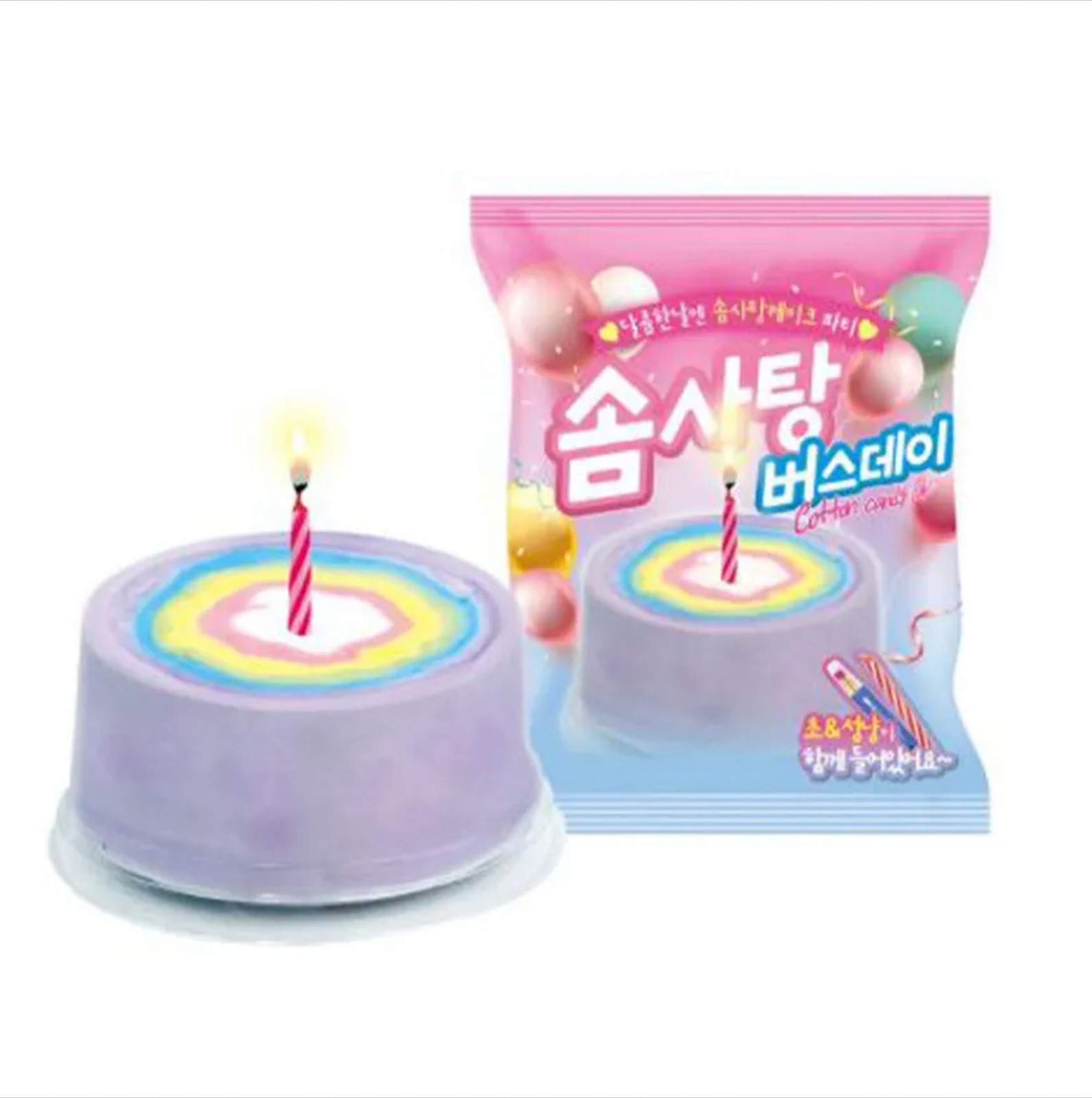 韓國彩虹棉花糖生日蛋糕
