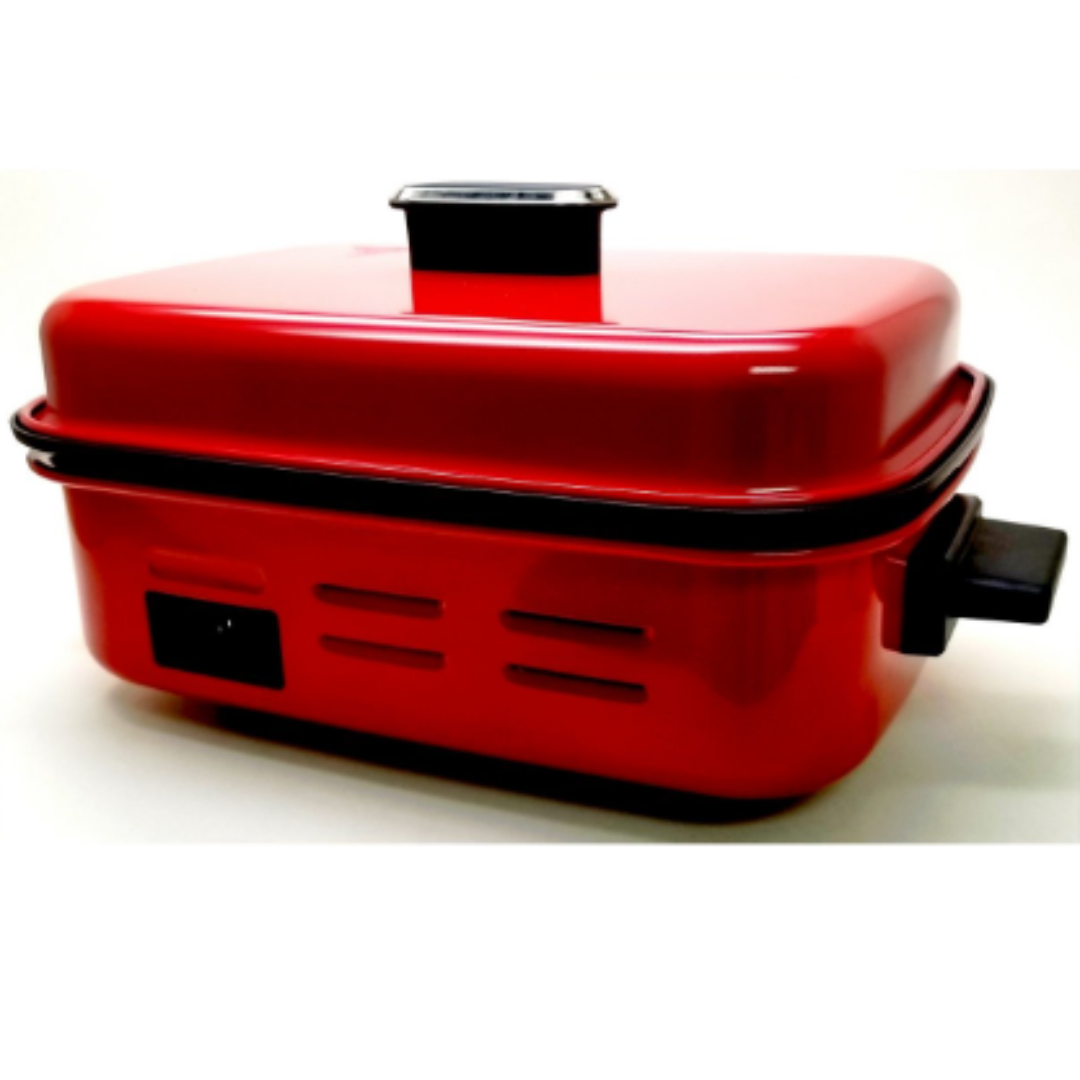 Leisure Home - 多功能電烤煮食鍋 (配 萬用深鍋 / 圓形煎盤)