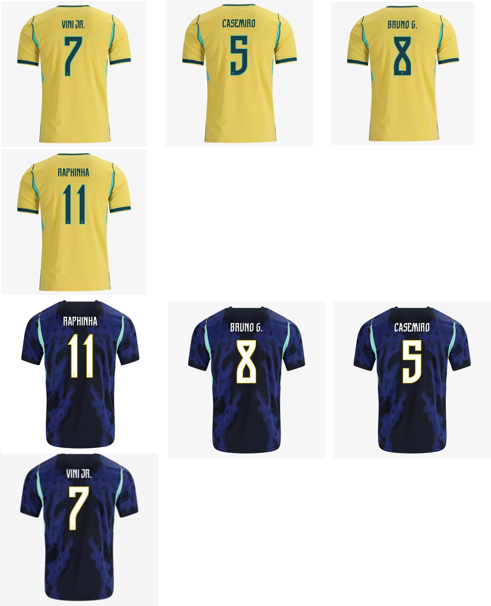 🇧🇷💙🔥 Nike x Jordan Brazil 巴西 2026-27 球衣印字 (內有多選)