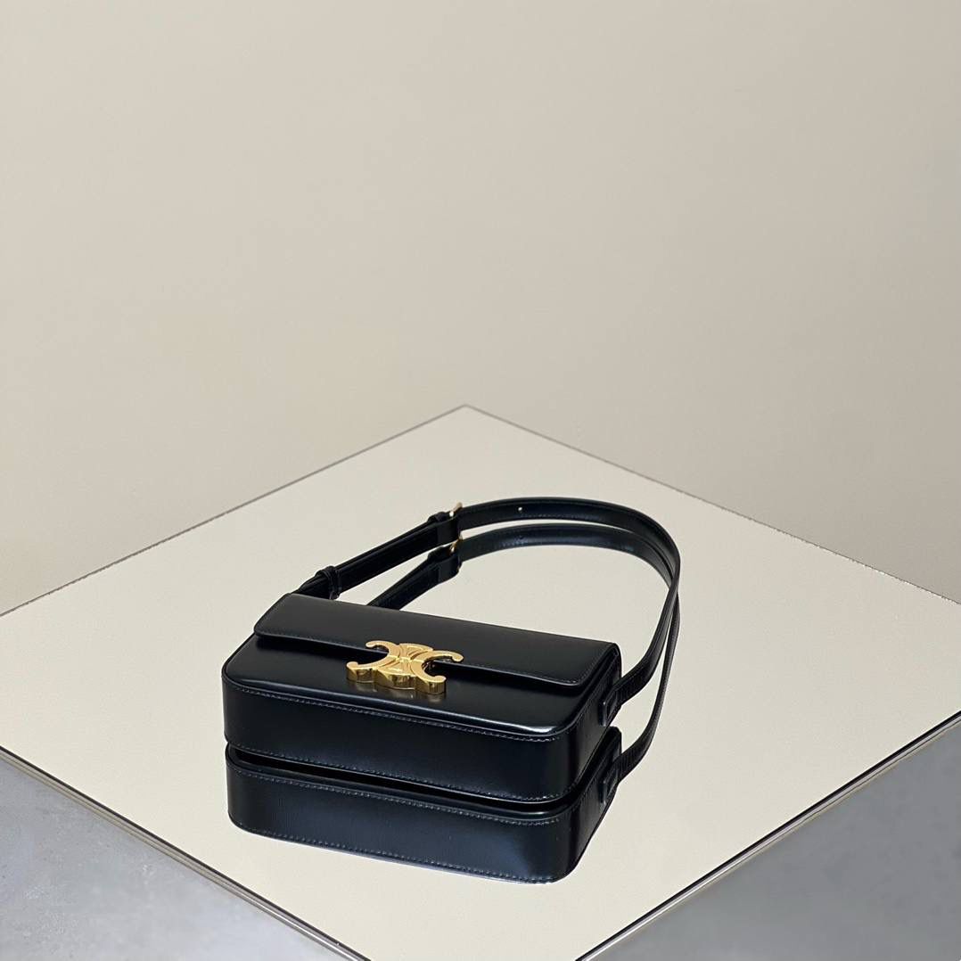 🔥大货实拍图 𝗖𝗘𝗟𝗜𝗡𝗘 ♥ 𝗧𝗥𝗜𝗢𝗠𝗣𝗛𝗘 𝗦𝗛𝗢𝗨𝗟𝗗𝗘𝗥 𝗕𝗔𝗚 型号：194143 尺寸：20*10*4cm