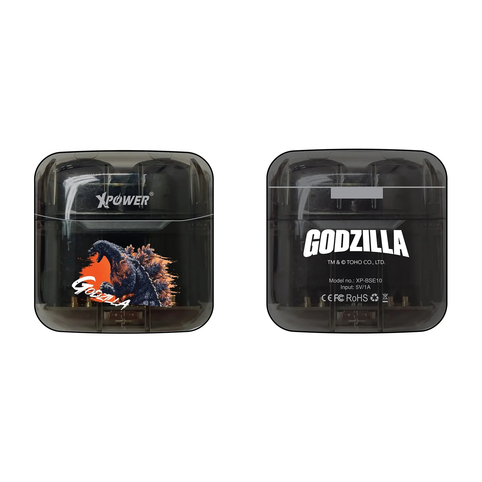 XPower x Godzilla BSE10透明真無線5.3藍牙耳機(Red)