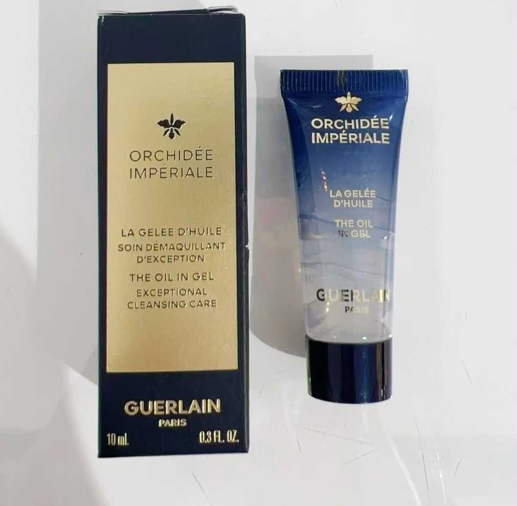 法國🇫🇷GUERLAIN 嬌蘭 蘭鑽極萃氧生卸妝凝露」（Orchidée Impériale The Oil In Gel 10ml 