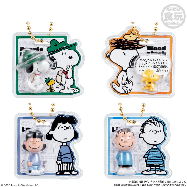 🧲預訂26年10月：日版 PEANUTS SNOOPY 迷你公仔吊飾 食玩（原box=10包）figure