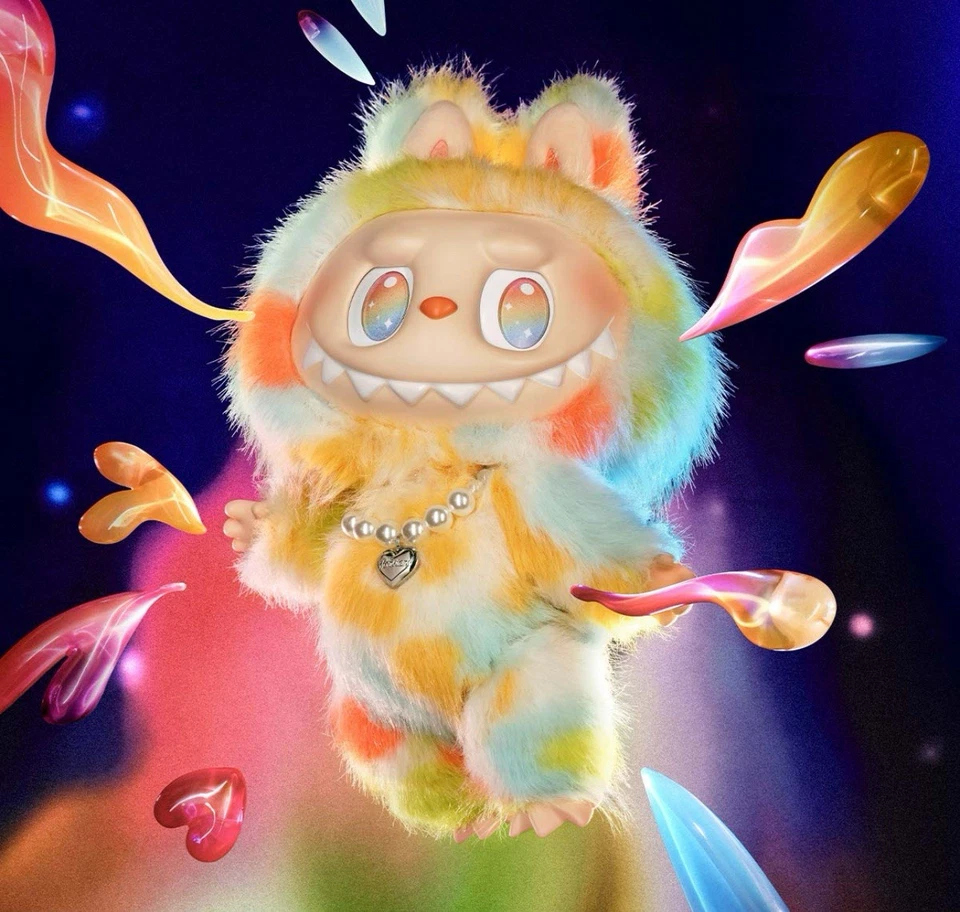 Labubu《THE MONSTERS》能量爆發系列 — 搖滾宇宙 軟膠毛絨公仔
