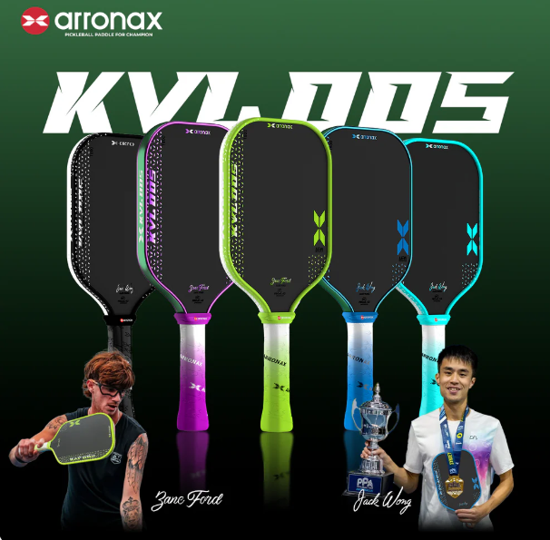 Arronax KVL005 Foam Core T800 Carbon Fiber Pickleball Paddle 16mm