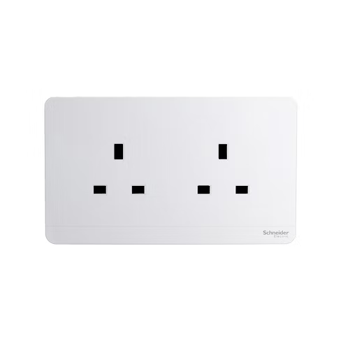 施耐德 AvatarOn 白 13A孖蘇 插座