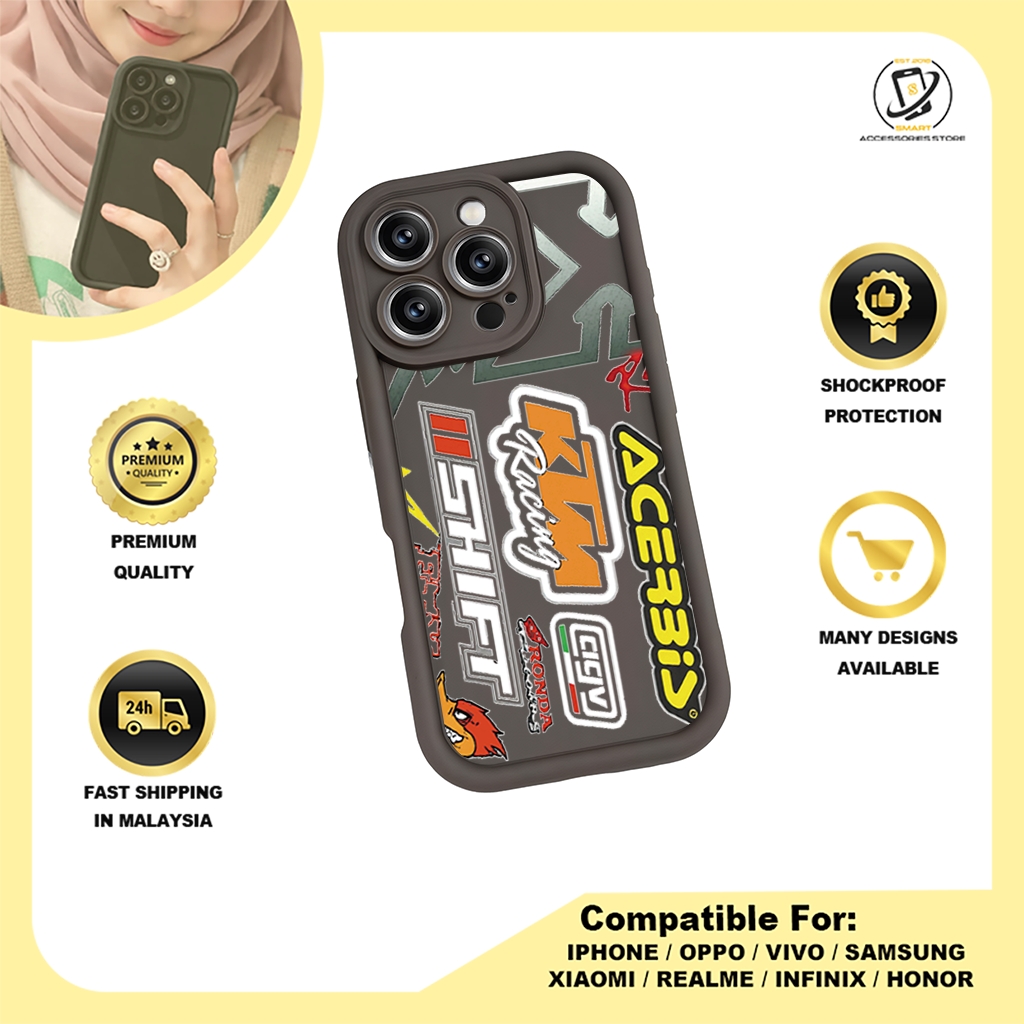 TPU DESIGN CASE PHONE FOR VIVO - DESIGN MOTORSPORT B