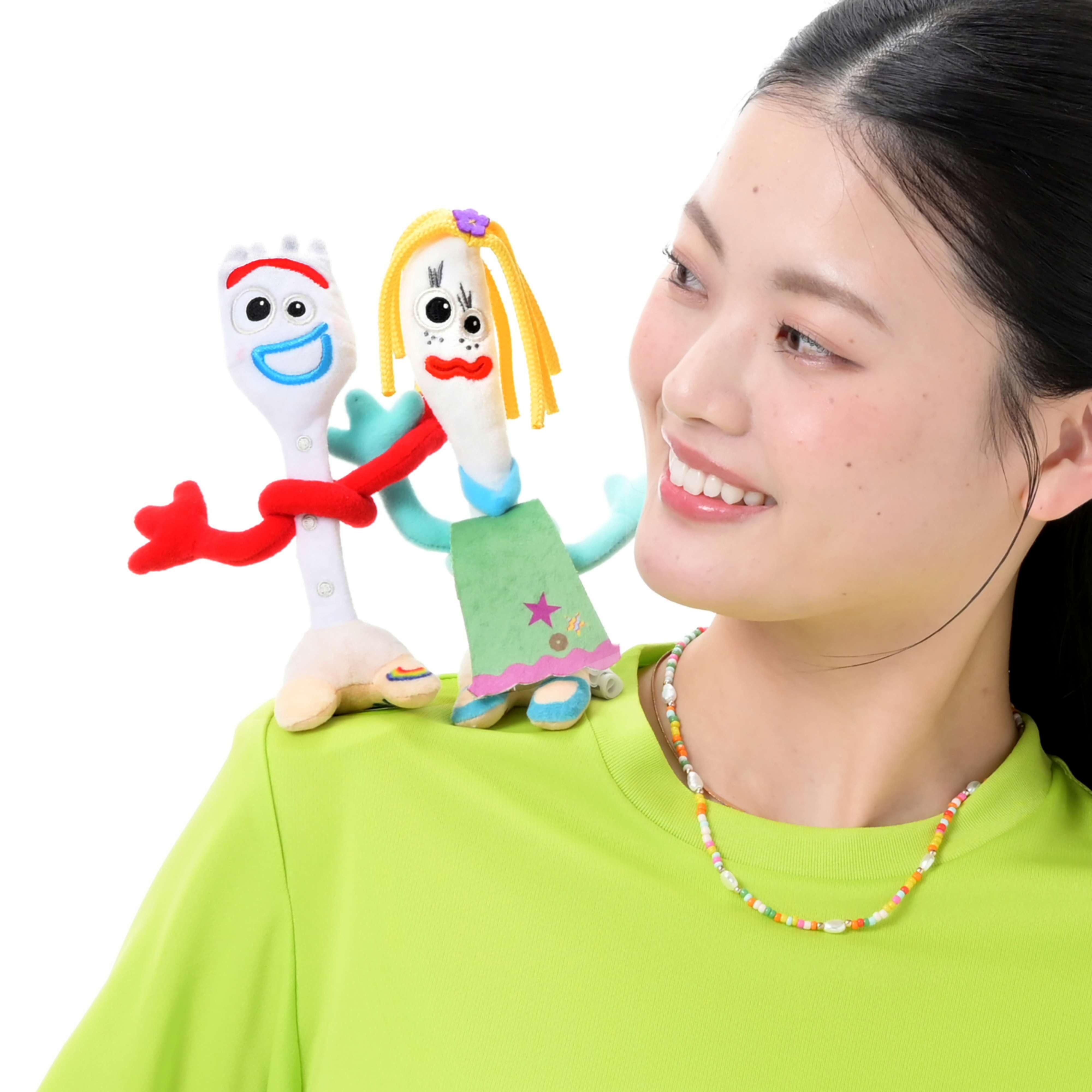 🌸 【預訂】 Forky & Karen Shoulder鐵石公仔 - Toy Story 5