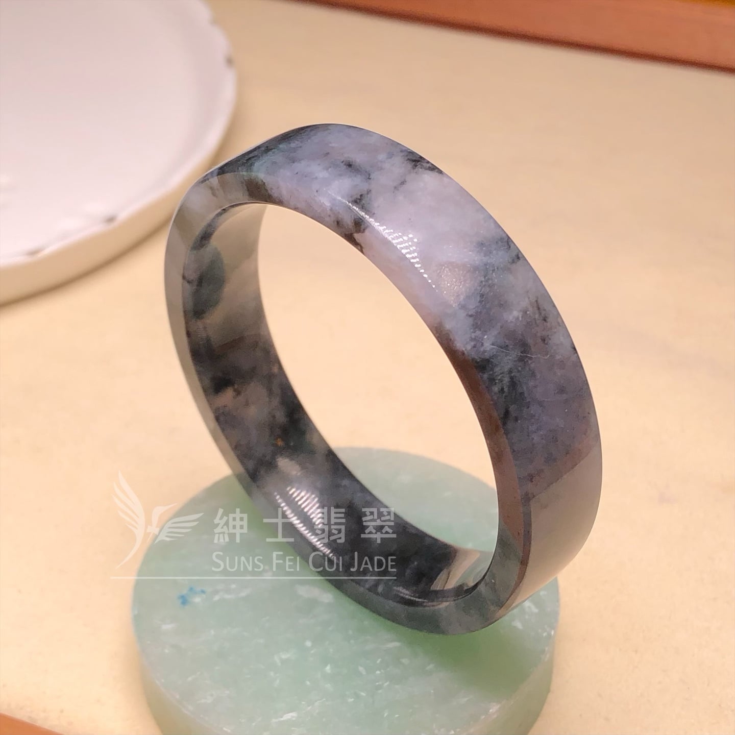 山水烏雞方鐲49.1mm