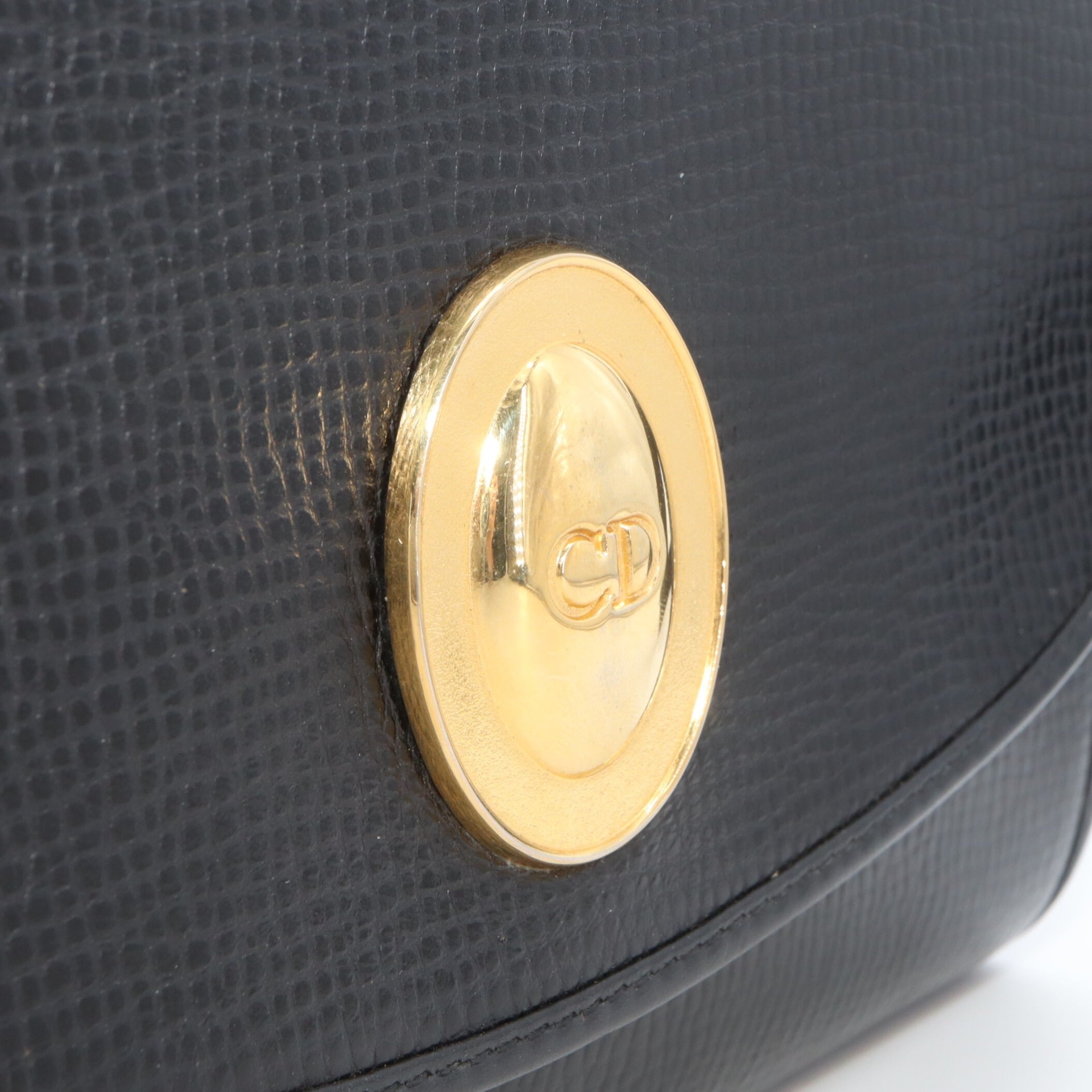 Christian Dior CD Logo 2way Flap Shoulder Bag