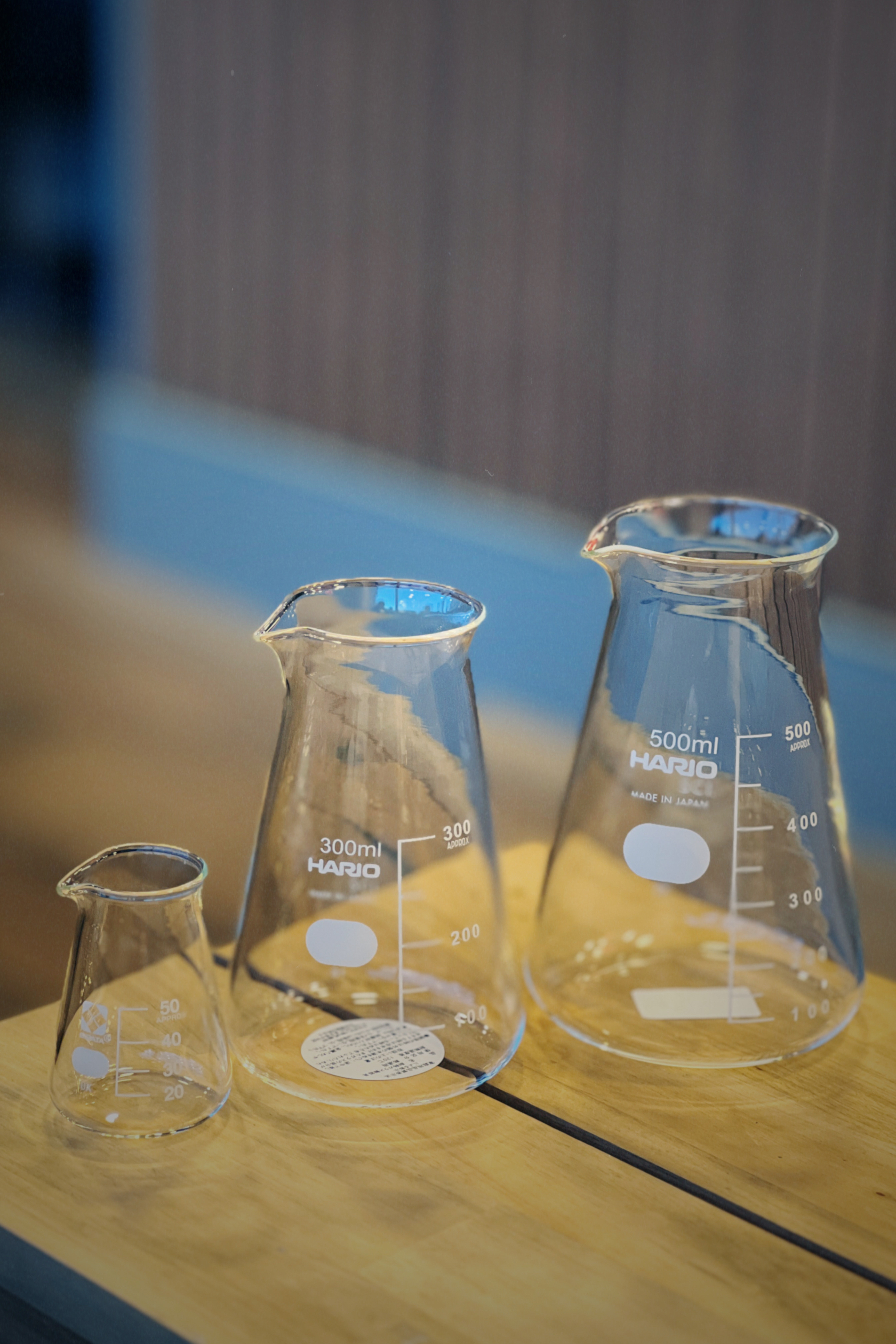 【日本】HARIO 耐热玻璃量杯小型錐型燒杯