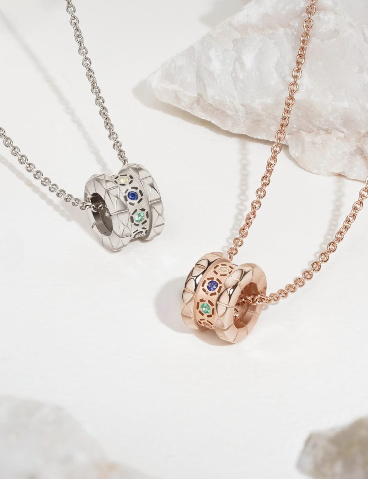 MINES WHISPER OF LUCK NECKLACE 九寶石幸運項鏈