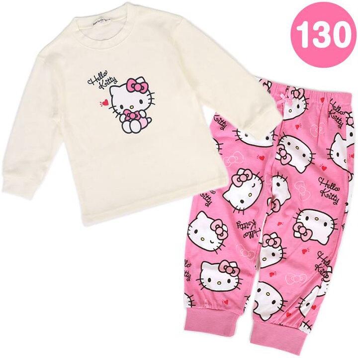 日本直送Sanrio hello kitty冬天小童長袖睡衣 130碼