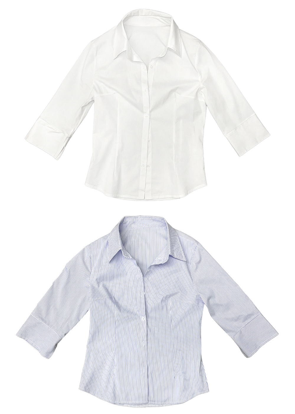 Slim-Fit Quarter Sleeve Shirt