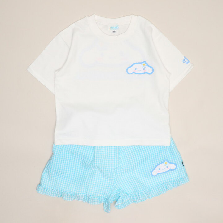 🇯🇵預訂 日本直送🇯🇵Babydoll x Sanrio系列五色人物前後印花短袖T恤格紋短褲套裝