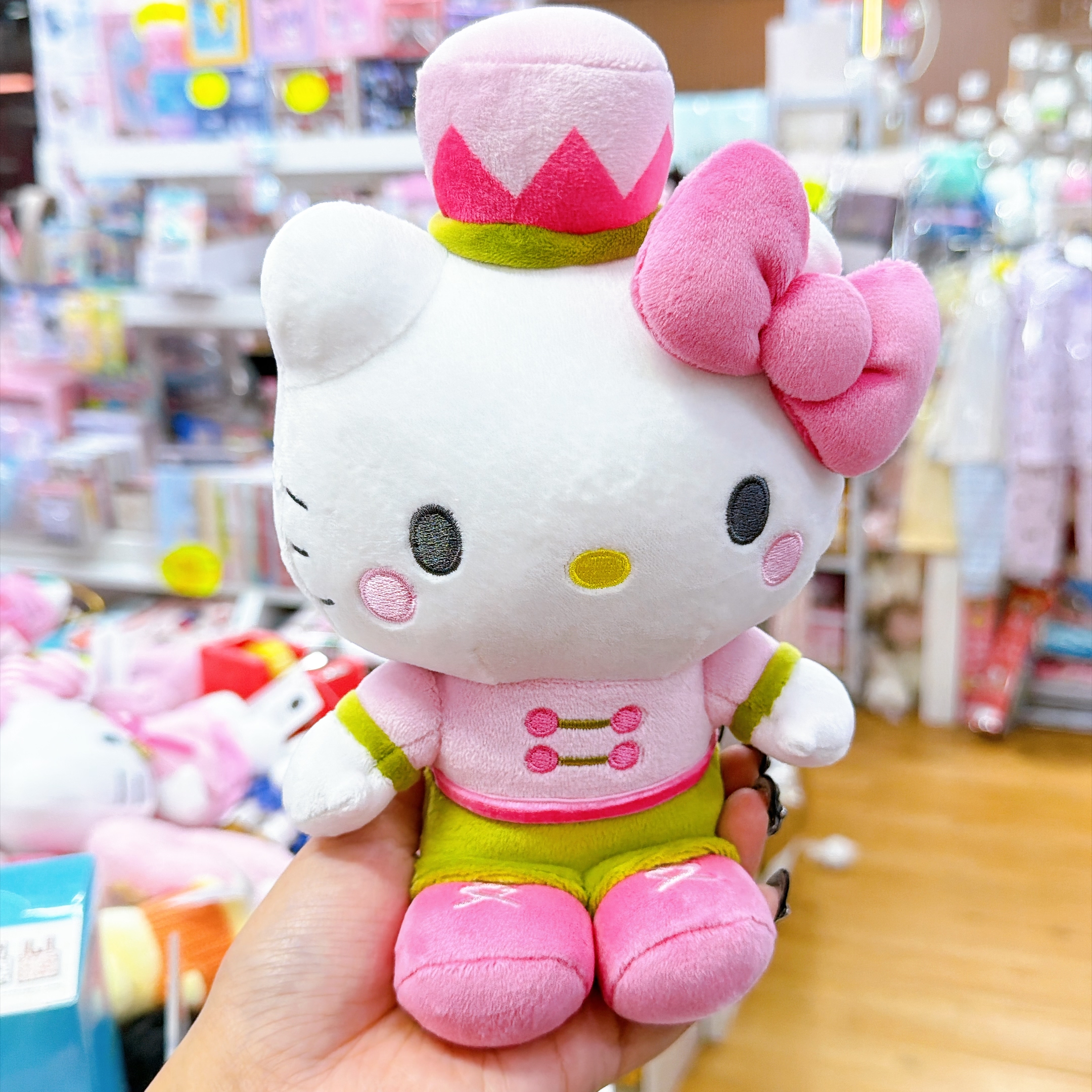 原裝行貨 Kitty粉紅聖誕節系列薑餅人公仔掛飾