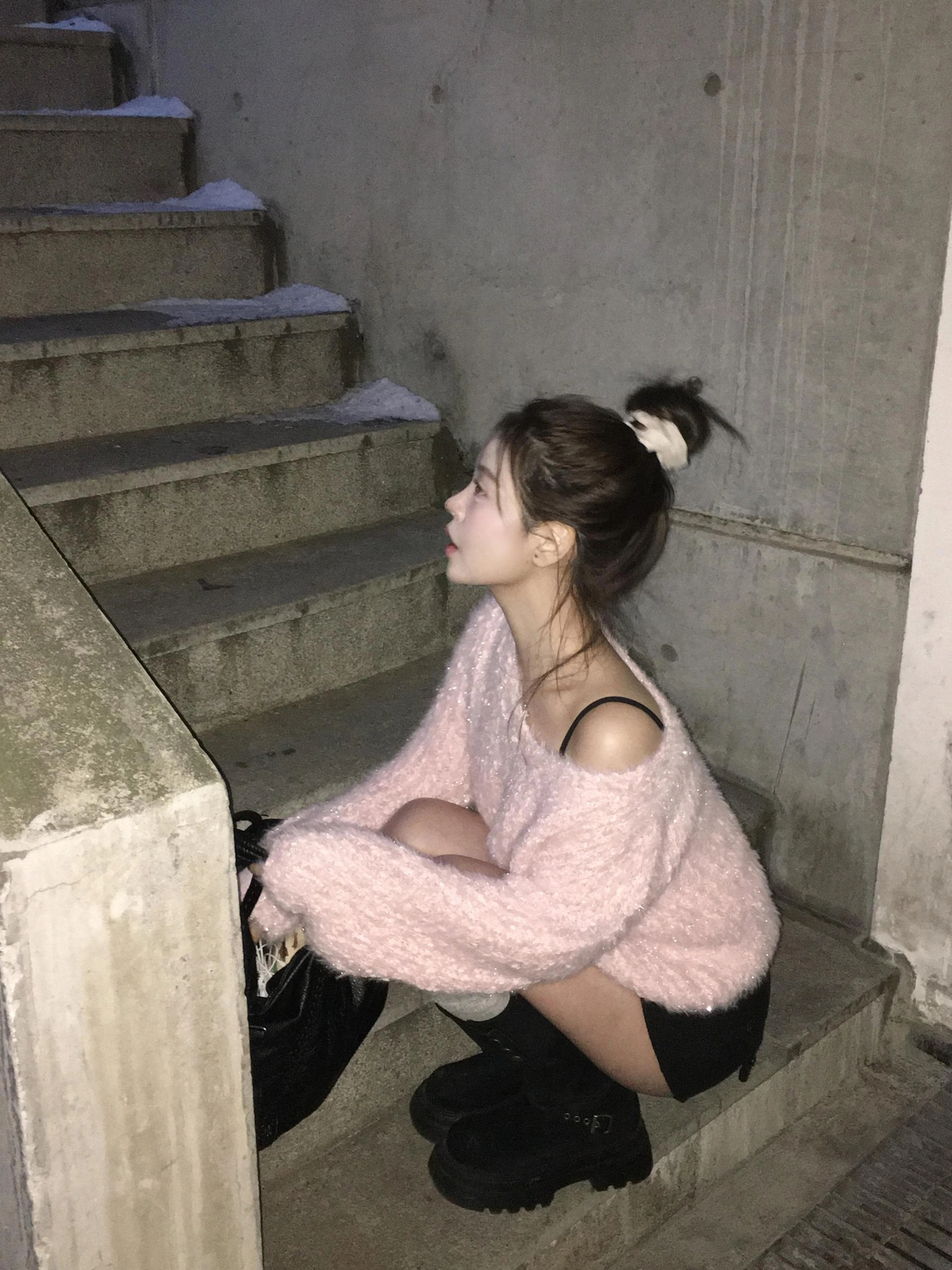 【 新品追加🥂| 一秒心動˚ʚɞ💓超級美Bling粒粒棉花糖～高質量兩穿針織上衣☁️🤍】Sparkle Marshmallow Knit Top(三色入)