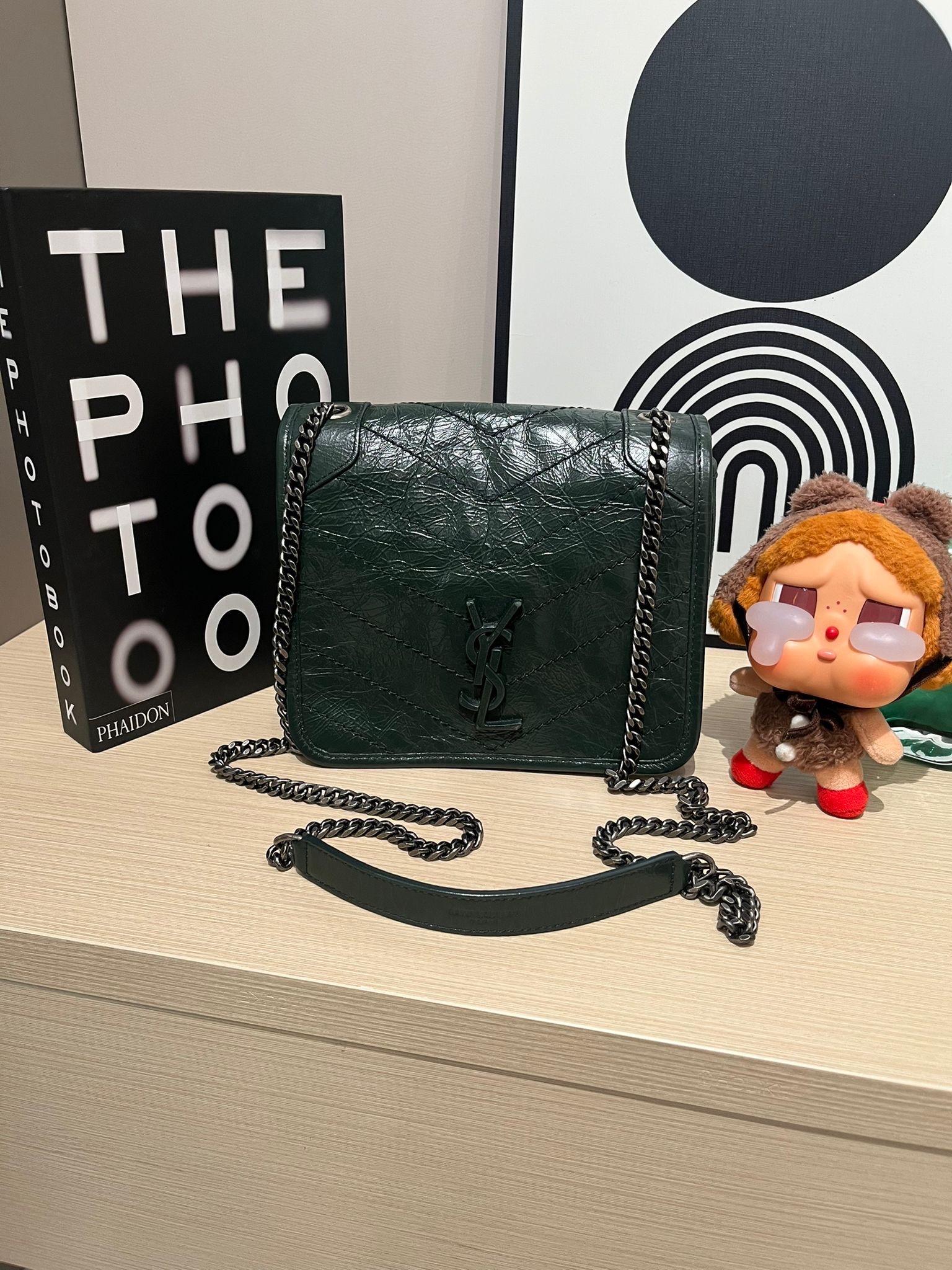 YSL Niki WOC 100%Authentic, 95%New ✅Dust bag