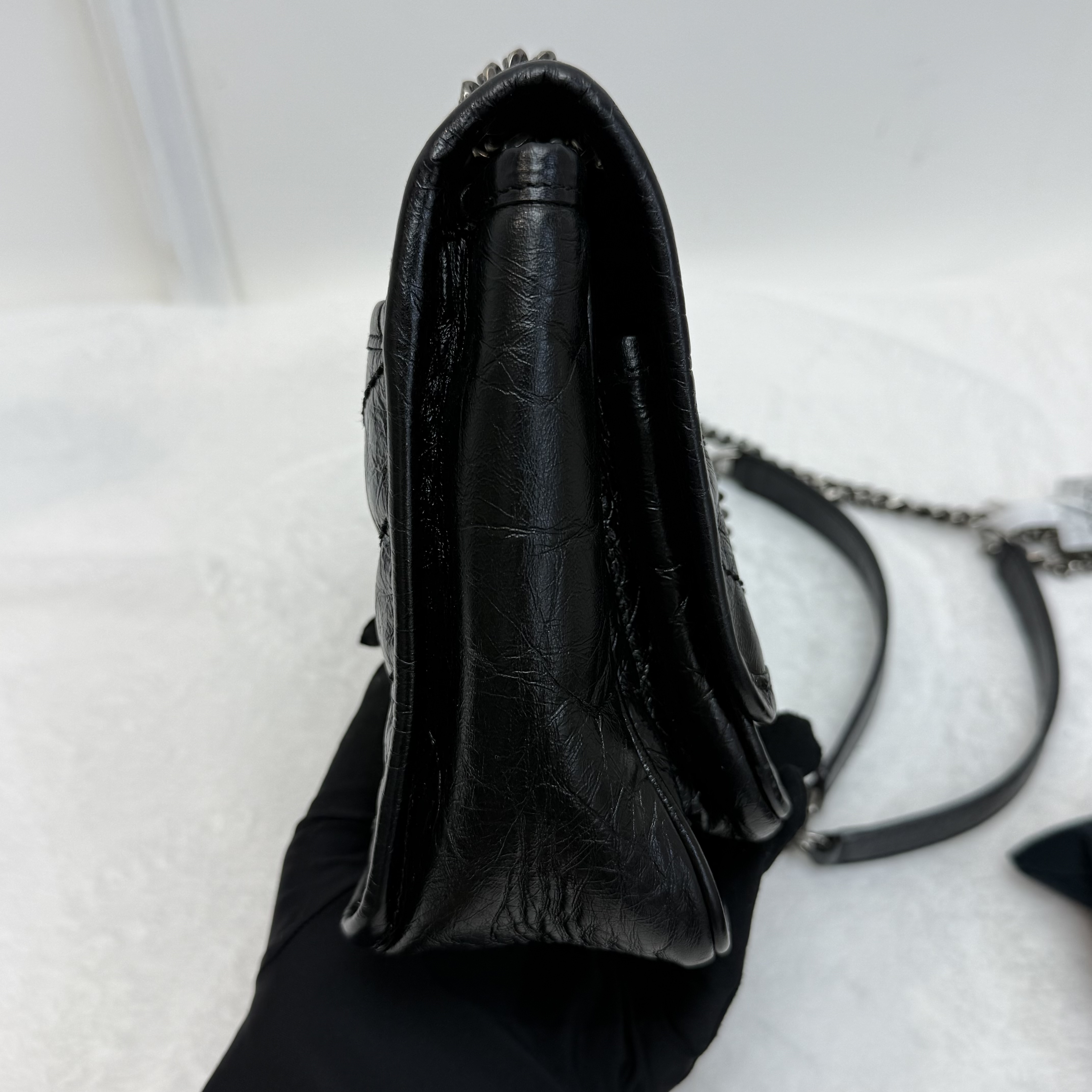 YSL Niki 黑色牛皮