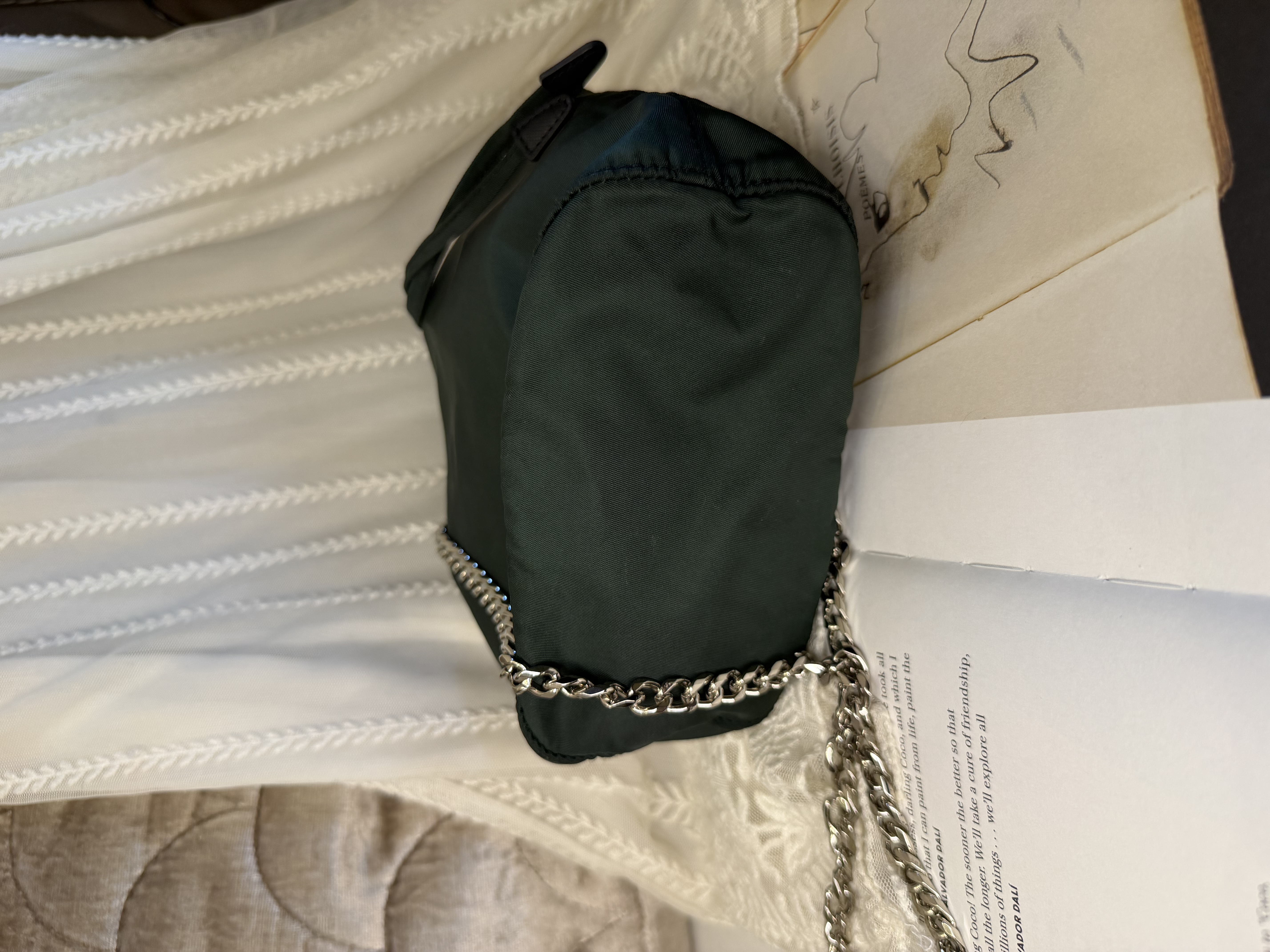 Prada green Bucket bag